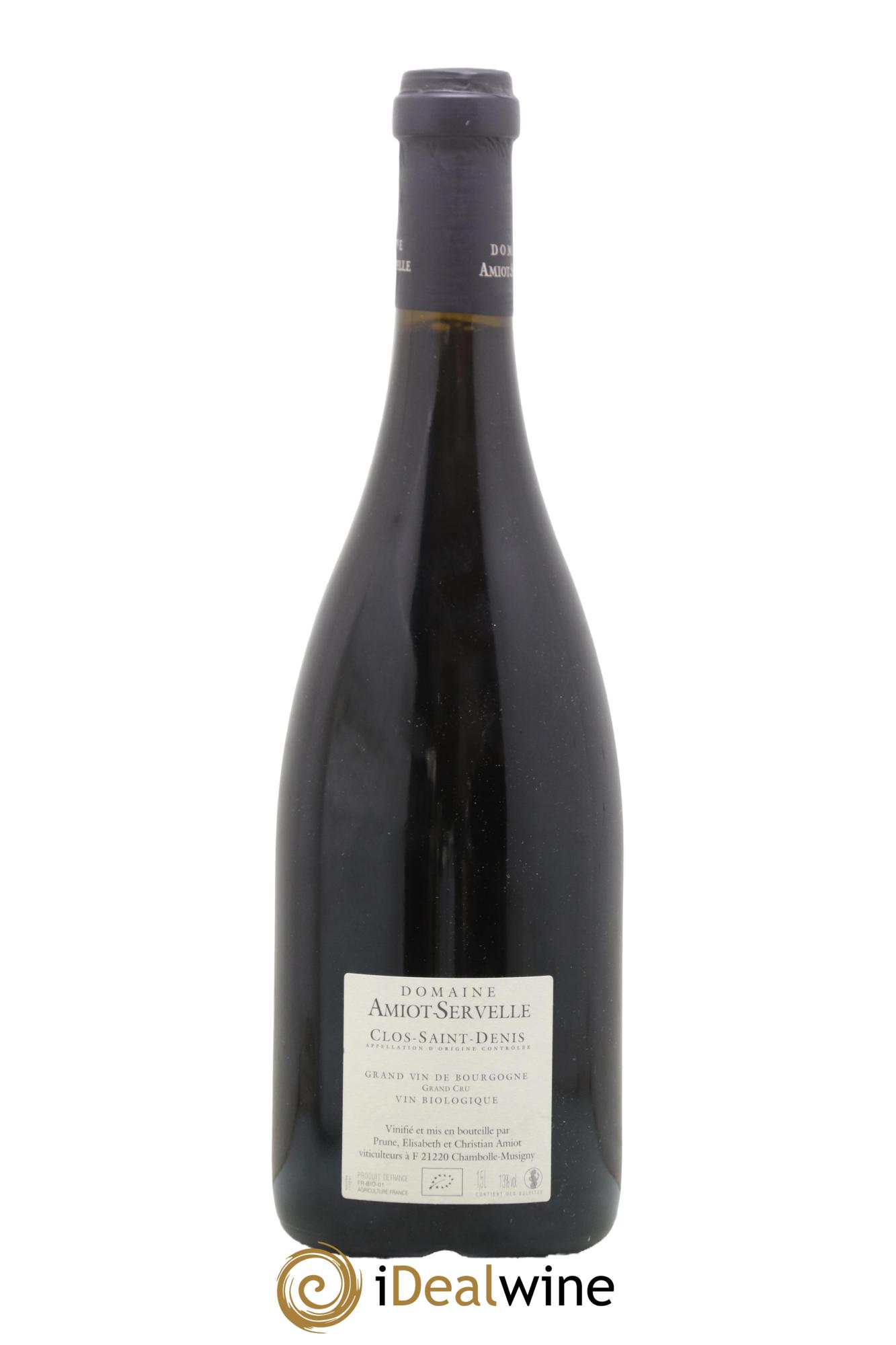 Clos Saint-Denis Grand Cru Amiot-Servelle 2015 - Lot de 1 bouteille - 1