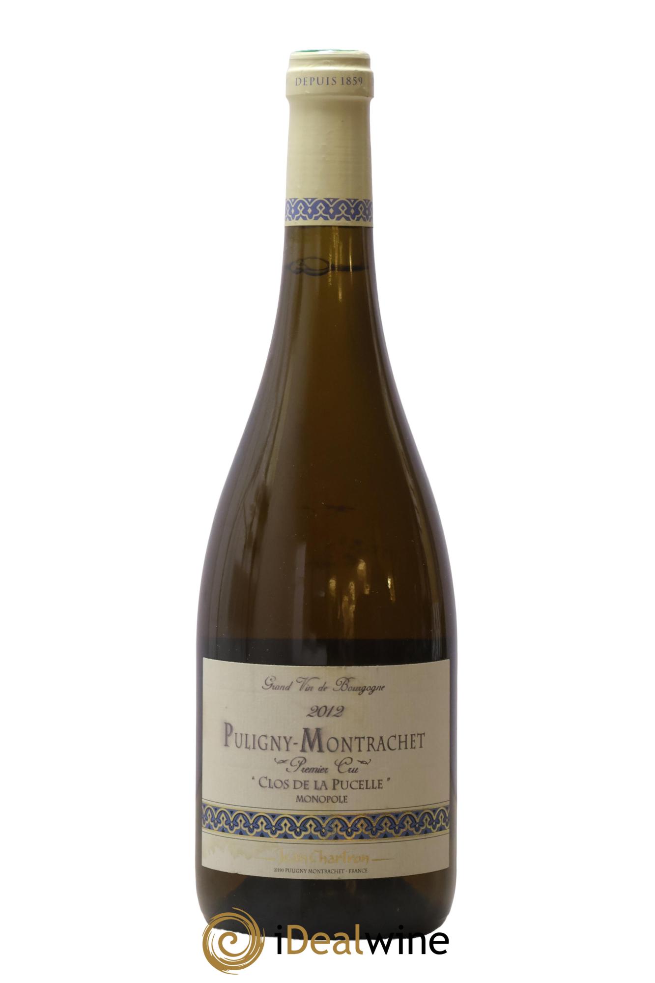 Puligny-Montrachet 1er Cru Clos de la Pucelle Jean Chartron (Domaine)  2012 - Lot de 1 bouteille - 0