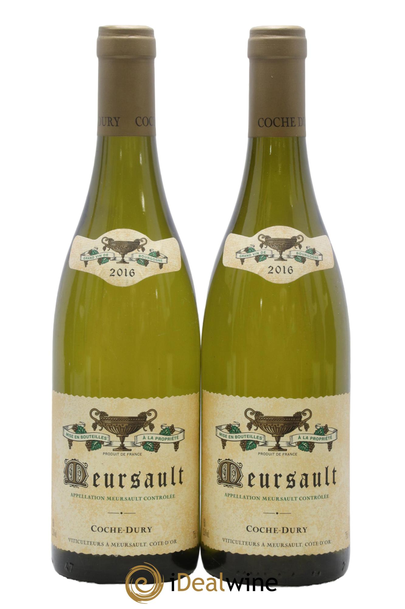 Meursault Coche Dury (Domaine) 2016 - Lot de 2 bouteilles - 0