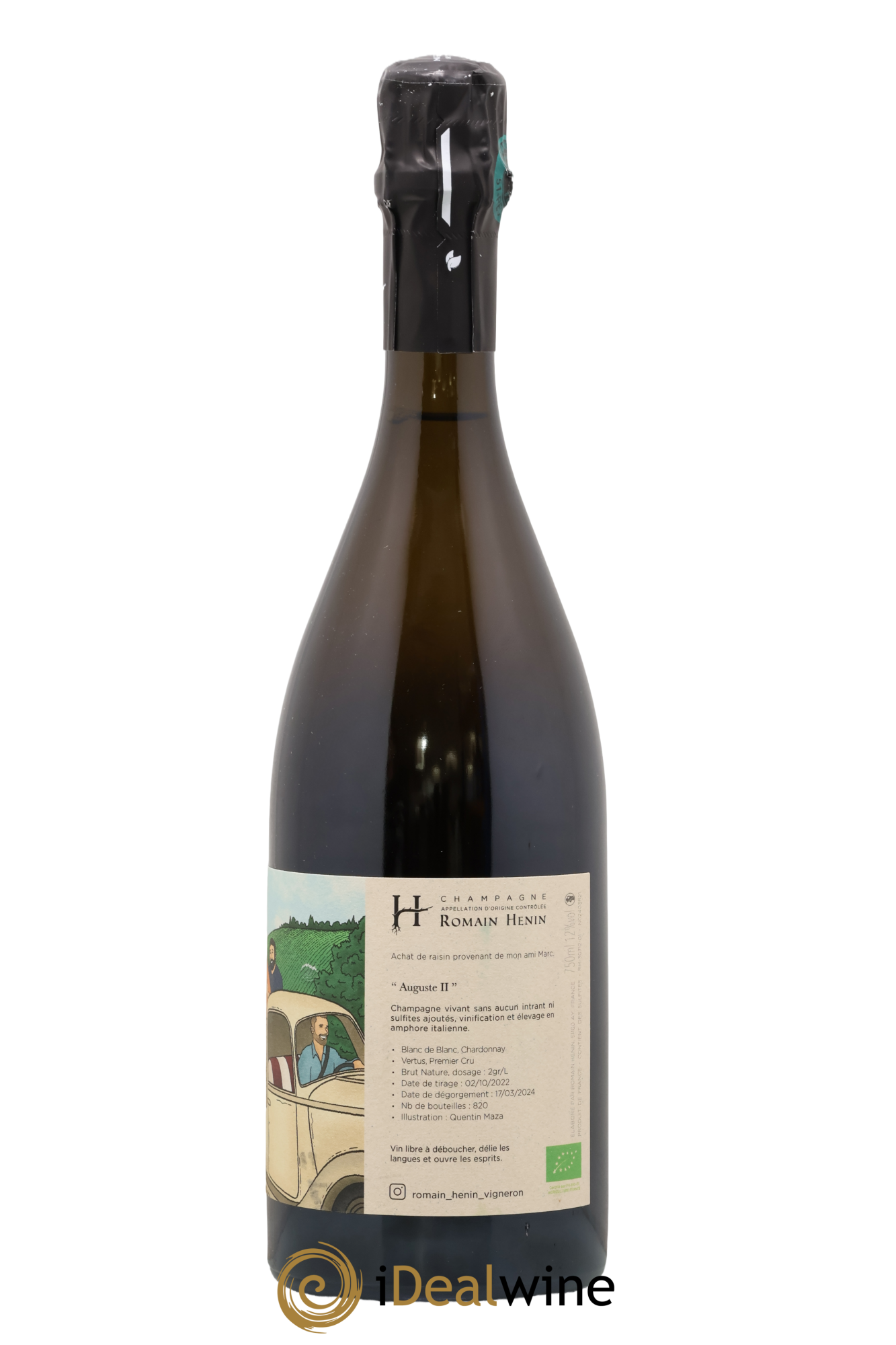 Auguste II Romain Henin 2021 - Lot de 1 bouteille - 1
