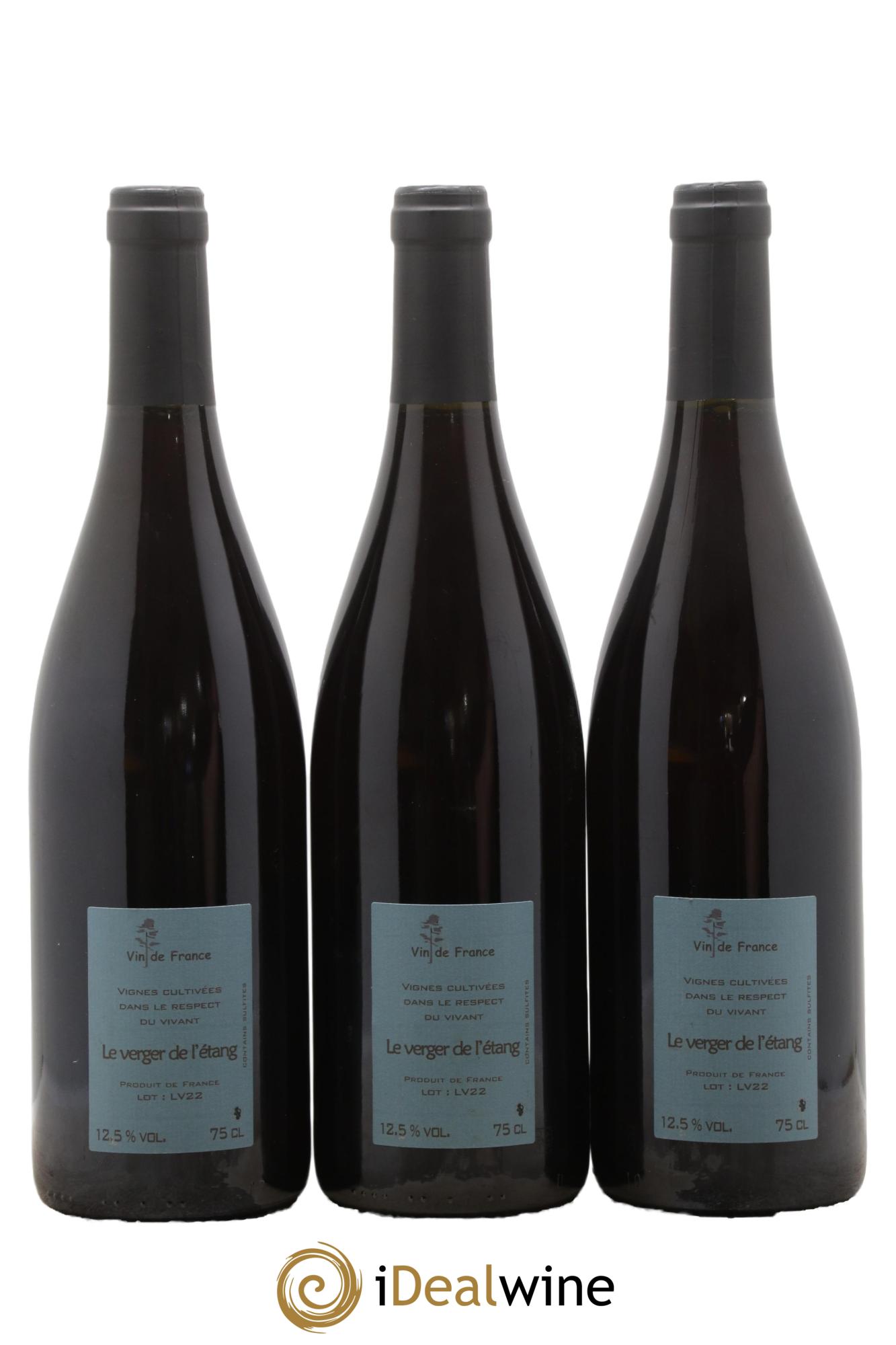 Vin de France Le Verger de l'Etang Benoit Courault 2022 - Lot de 3 bouteilles - 1