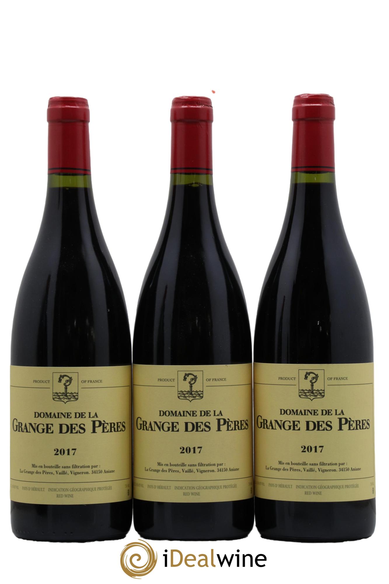 Pays d'Hérault Grange des Pères Laurent Vaillé 2017 - Lot de 3 bouteilles - 0