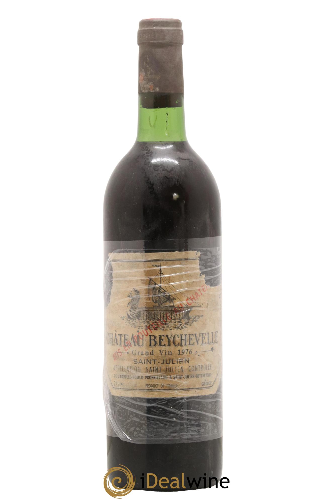 Château Beychevelle 4ème Grand Cru Classé 1976 - Lot de 1 bouteille - 0