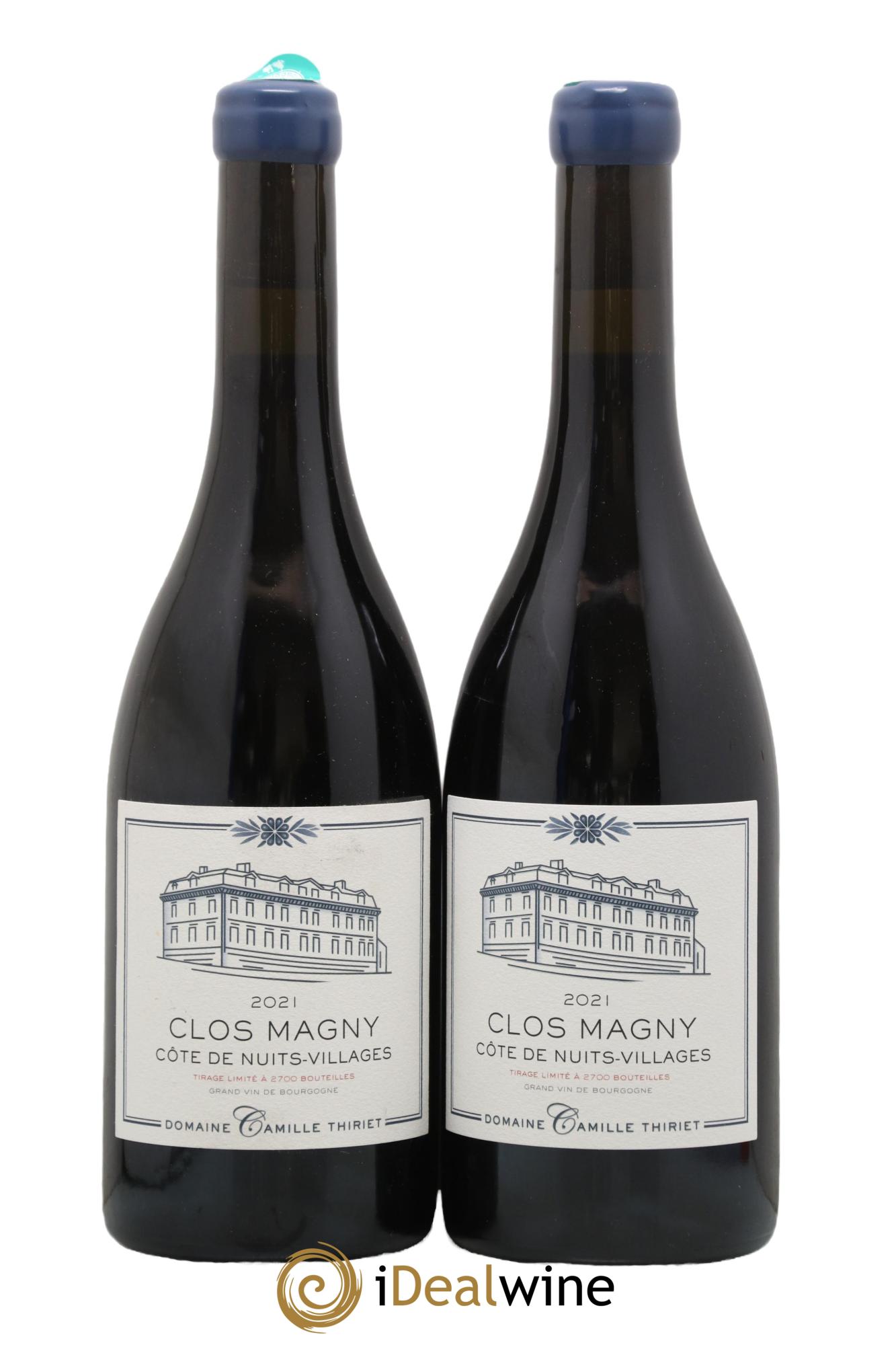 Côte de Nuits-Villages Clos Magny Maison Thiriet 2021 - Lot de 2 bouteilles - 0
