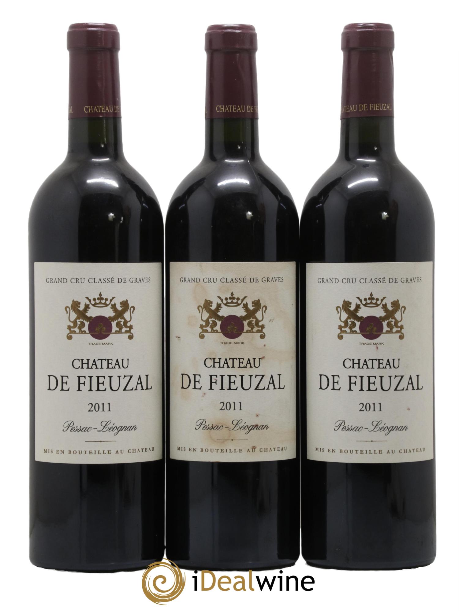 Château de Fieuzal Cru Classé de Graves 2011 - Lot de 3 bouteilles - 0