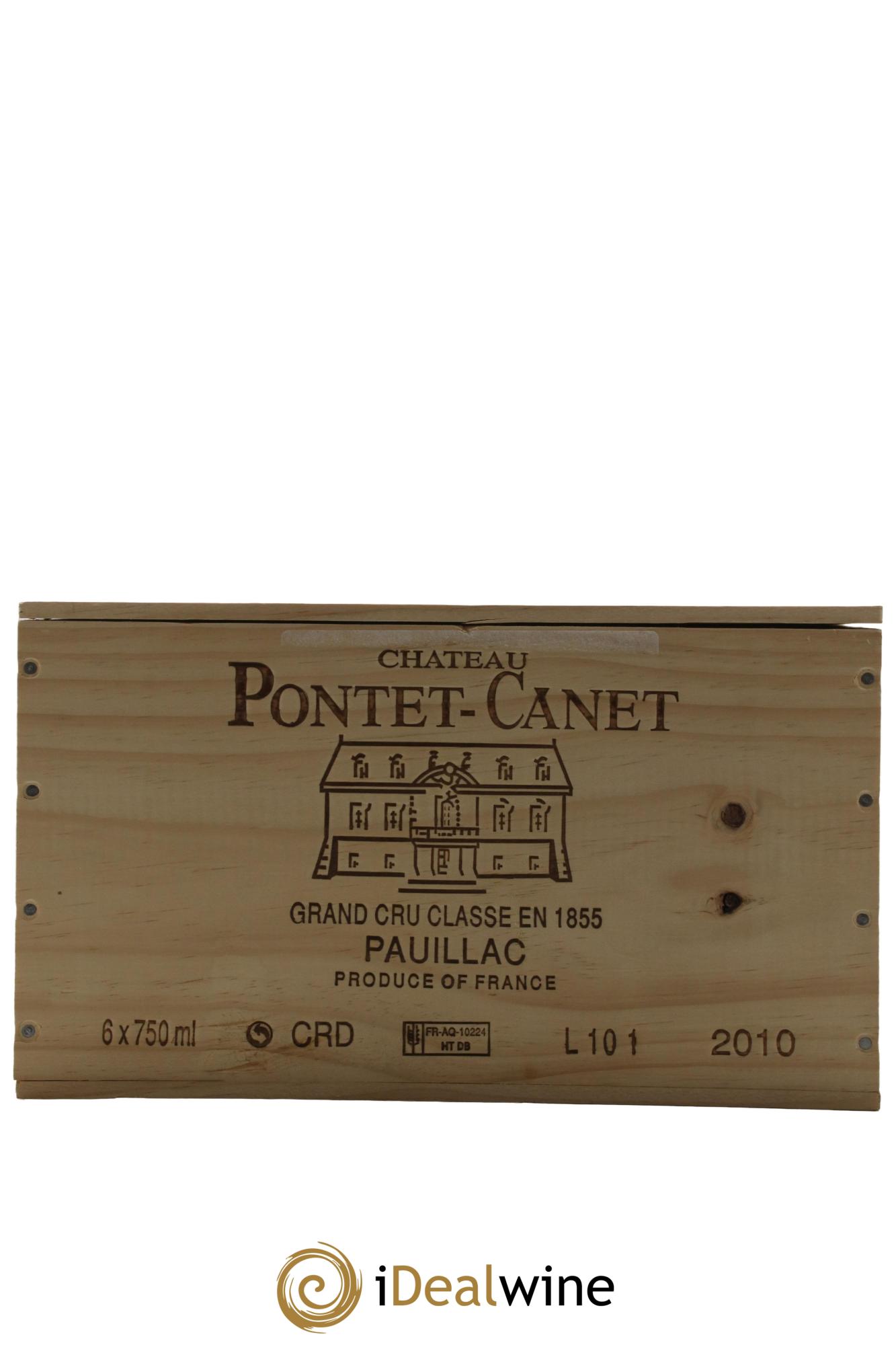 Château Pontet Canet 5ème Grand Cru Classé 2010 - Lot of 6 bottles - 5