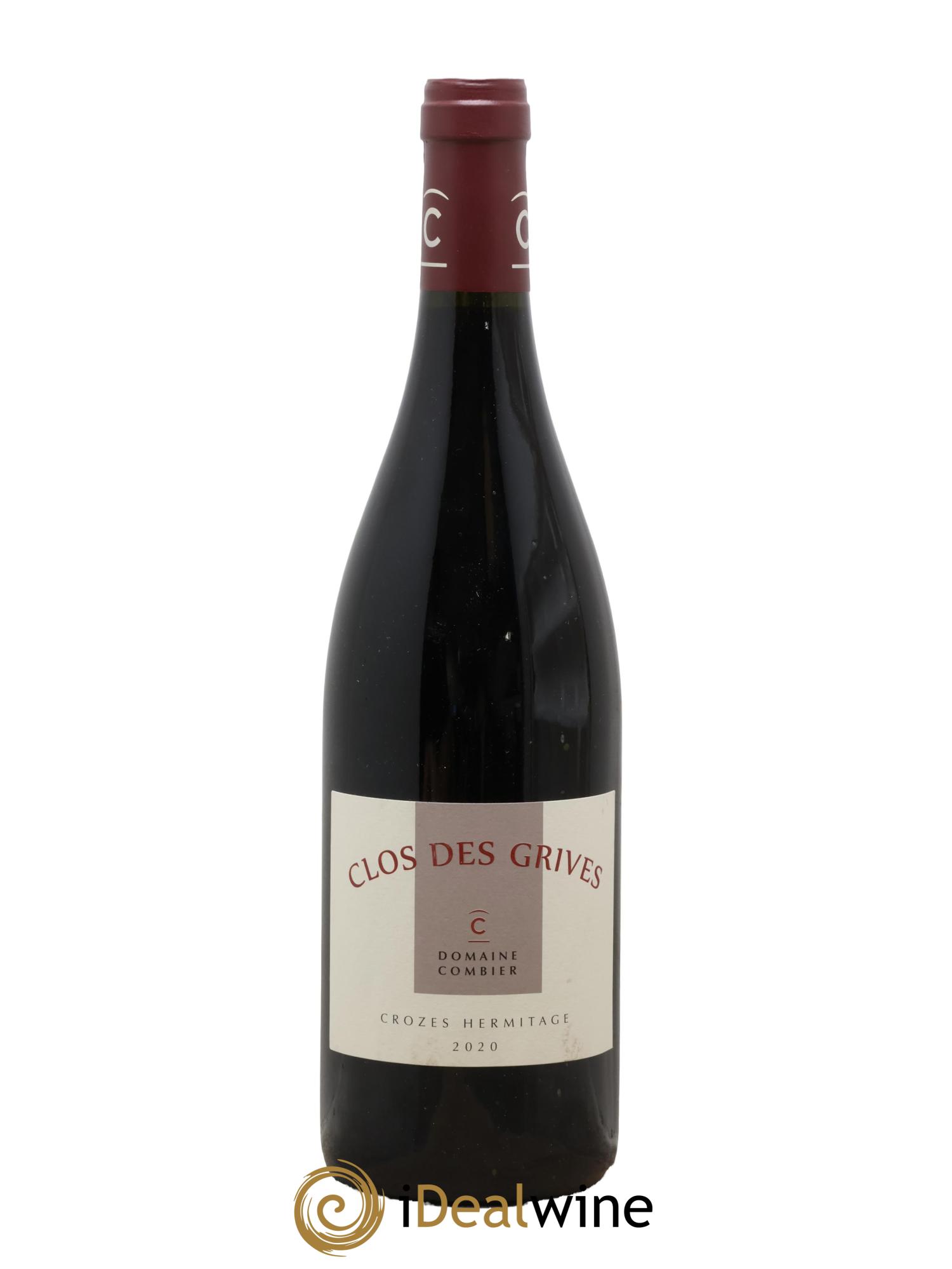 Crozes-Hermitage Clos des Grives Combier 2020 - Lot de 1 bouteille - 0