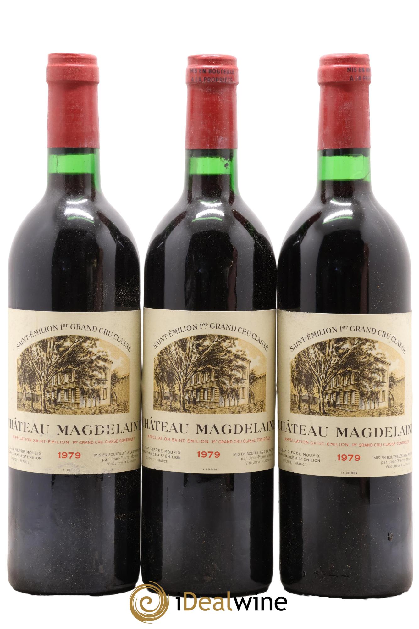 Château Magdelaine 1979 - Lotto di 3 bottiglie - 0