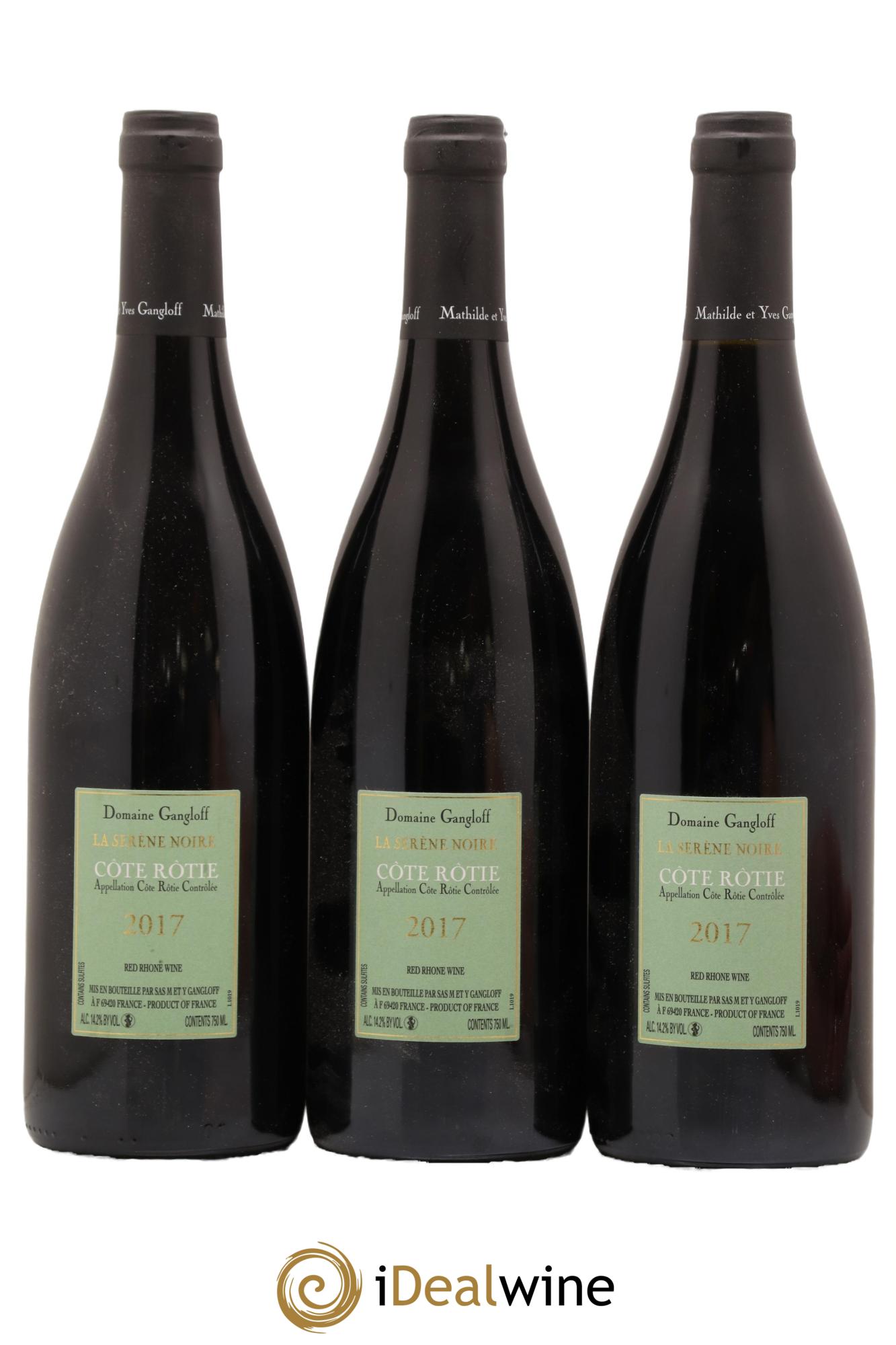 Côte-Rôtie La Sereine Noire Gangloff (Domaine) 2017 - Lot de 3 bouteilles - 1