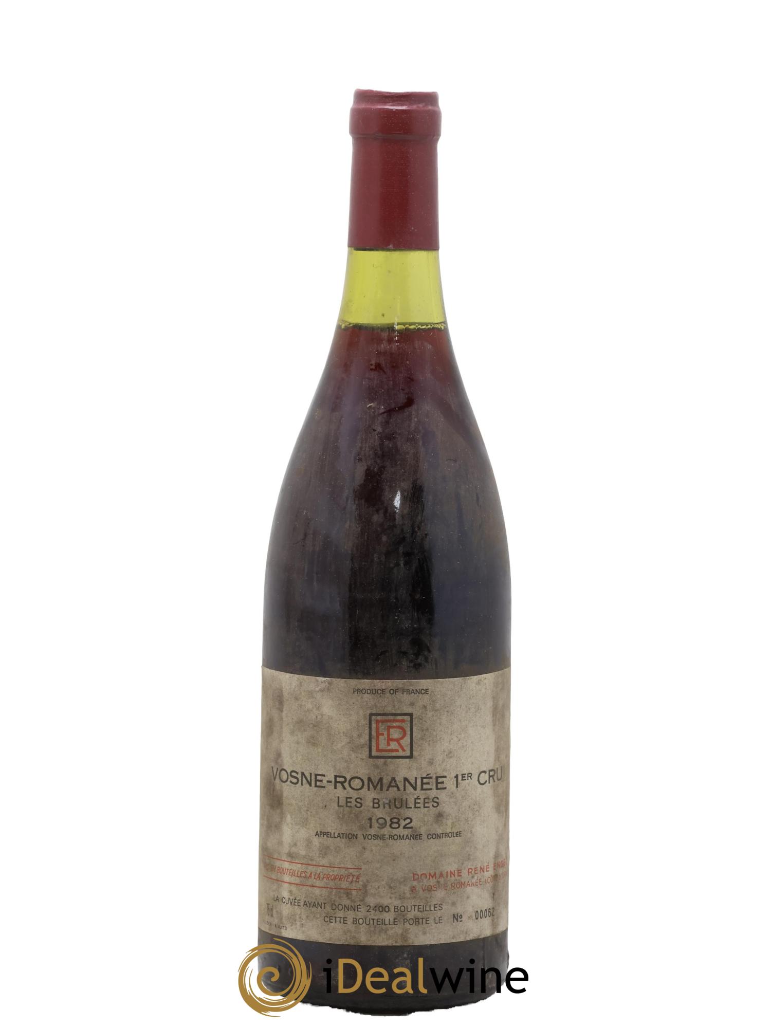 Vosne-Romanée 1er Cru Aux Brûlées Domaine René Engel - Domaine Eugénie 1982 - Lotto di 1 bottiglia - 0