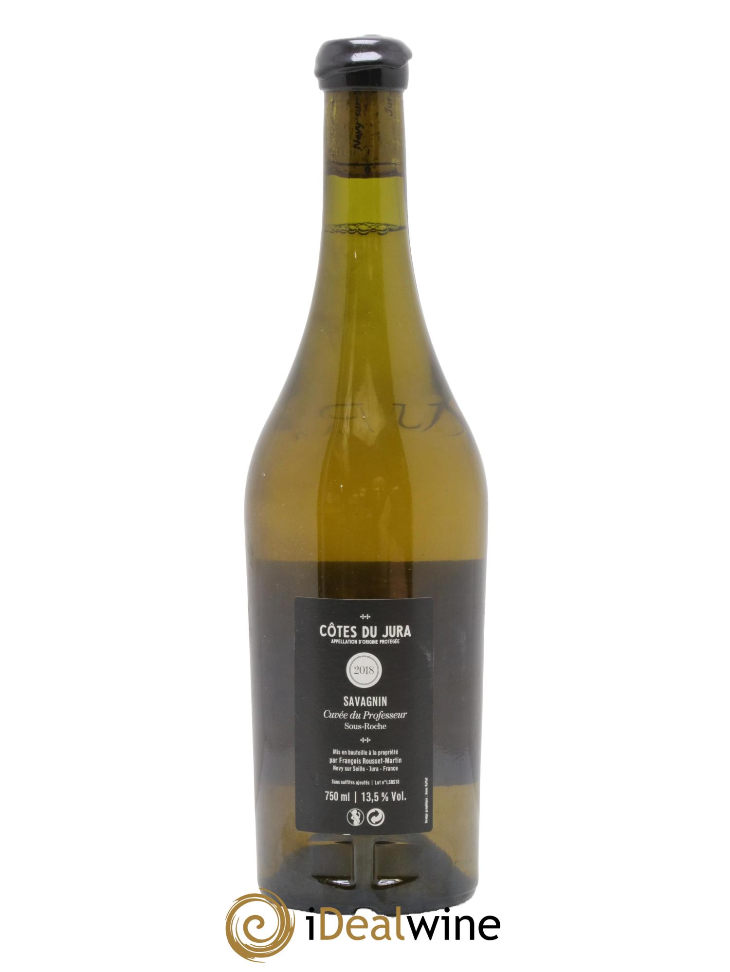 Côtes du Jura Savagnin Cuvée du Professeur François Rousset Martin 2018 - Lot of 1 bottle - 1