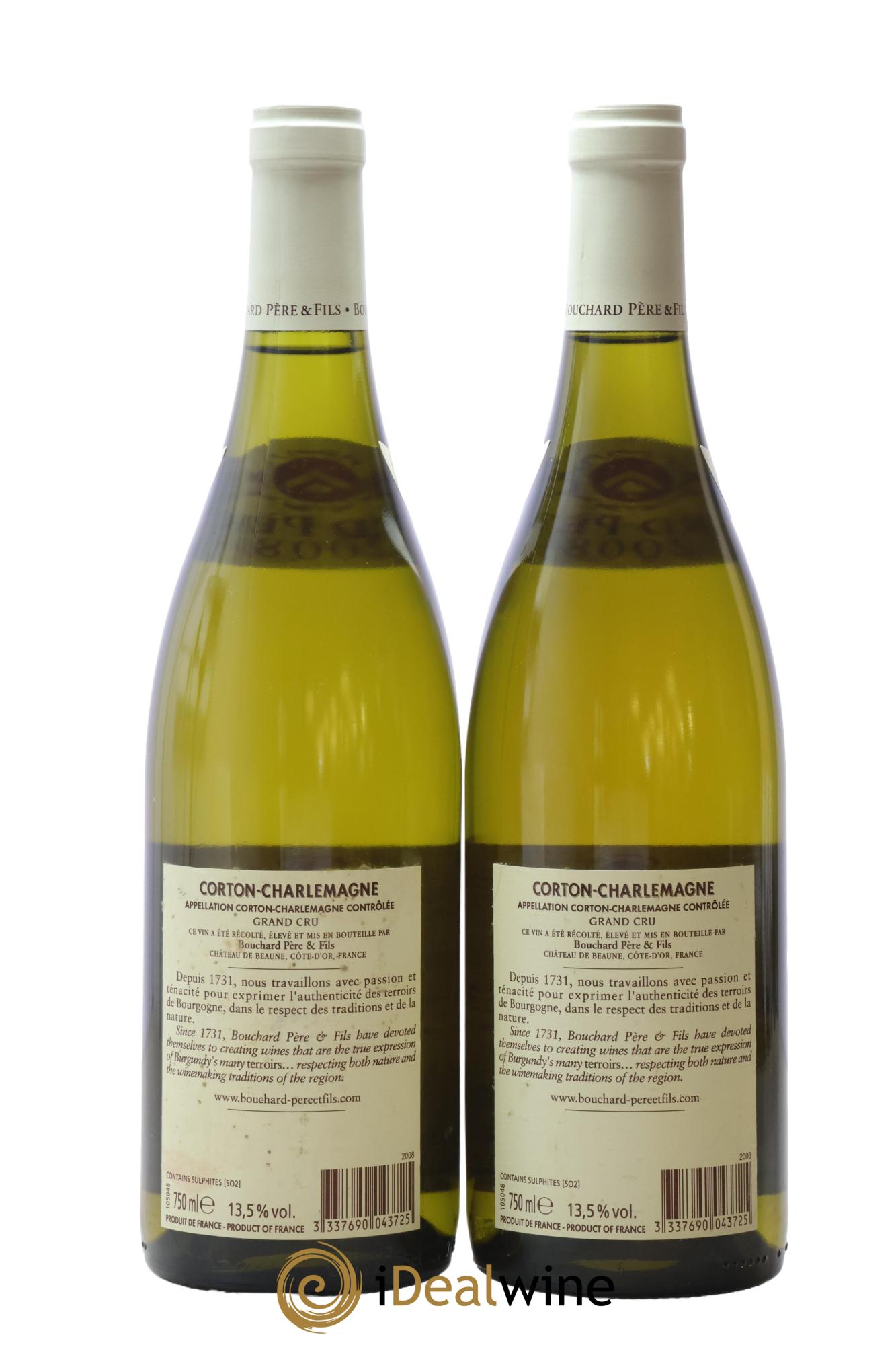 Corton-Charlemagne Grand Cru Bouchard Père & Fils 2008 - Posten von 2 Flaschen - 1