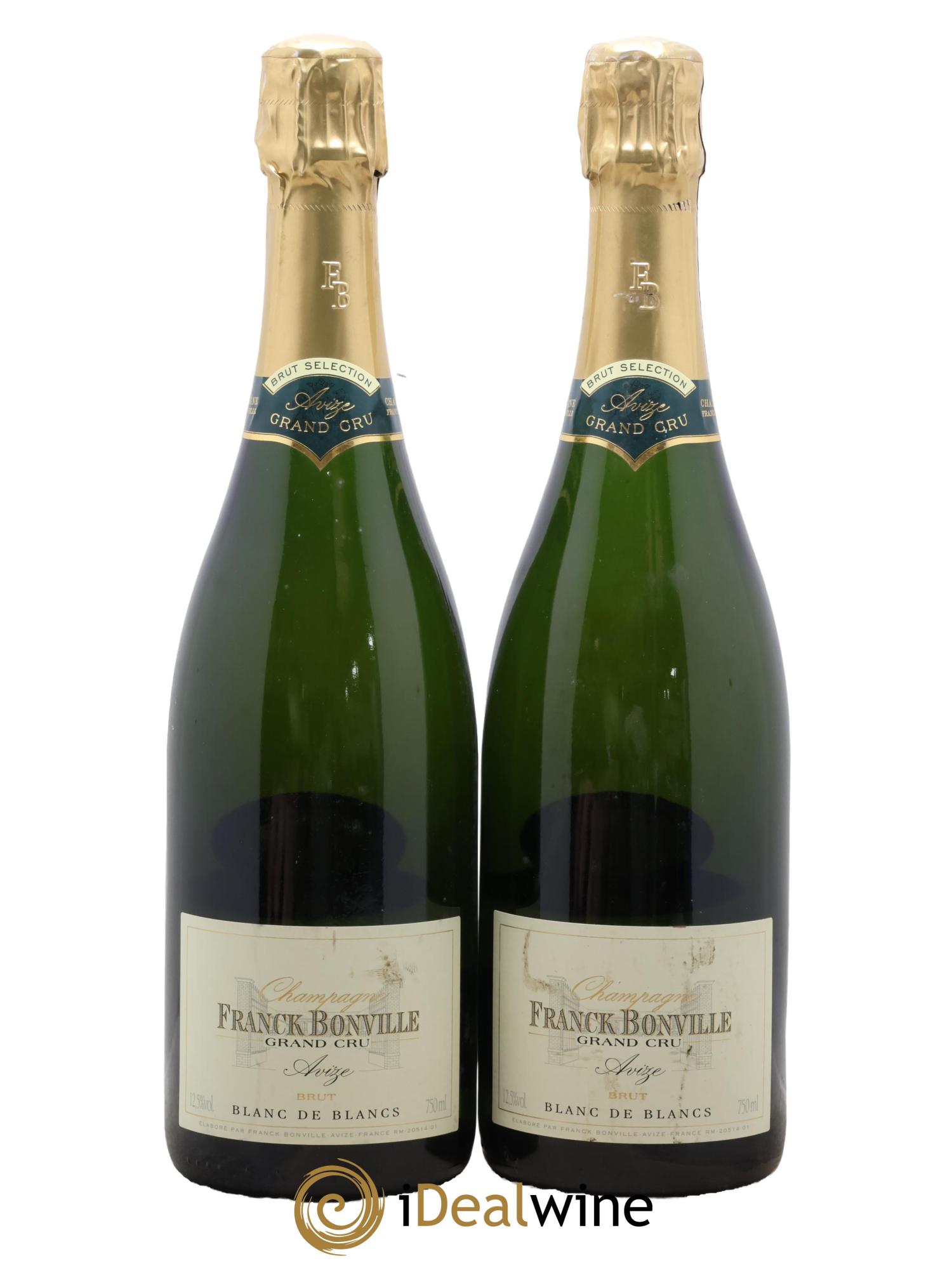 Champagne Brut Grand Cru Maison Franck Bonville - Lot de 2 bouteilles - 0
