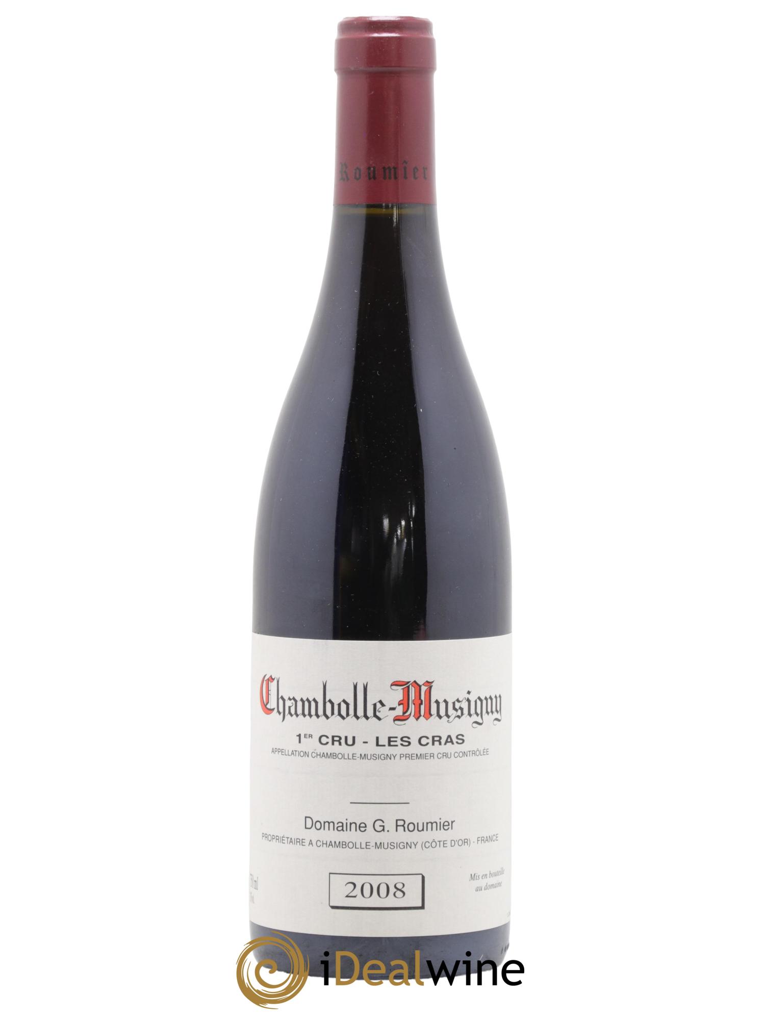 Chambolle-Musigny 1er Cru Les Cras Georges Roumier (Domaine) 2008 - Lot de 1 bouteille - 0