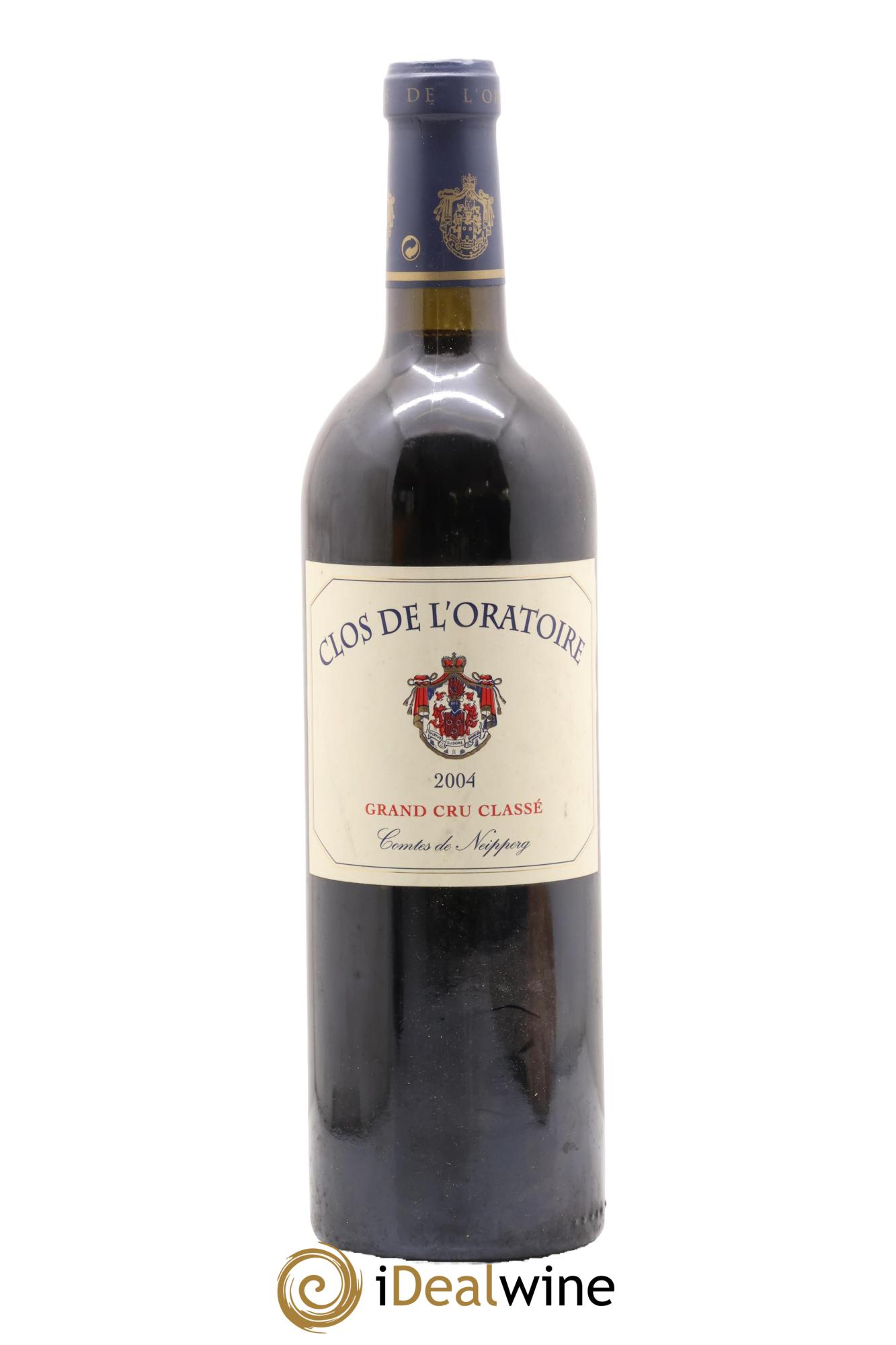 Clos de l'Oratoire Grand Cru Classé 2004 - Posten von 1 Flasche - 0