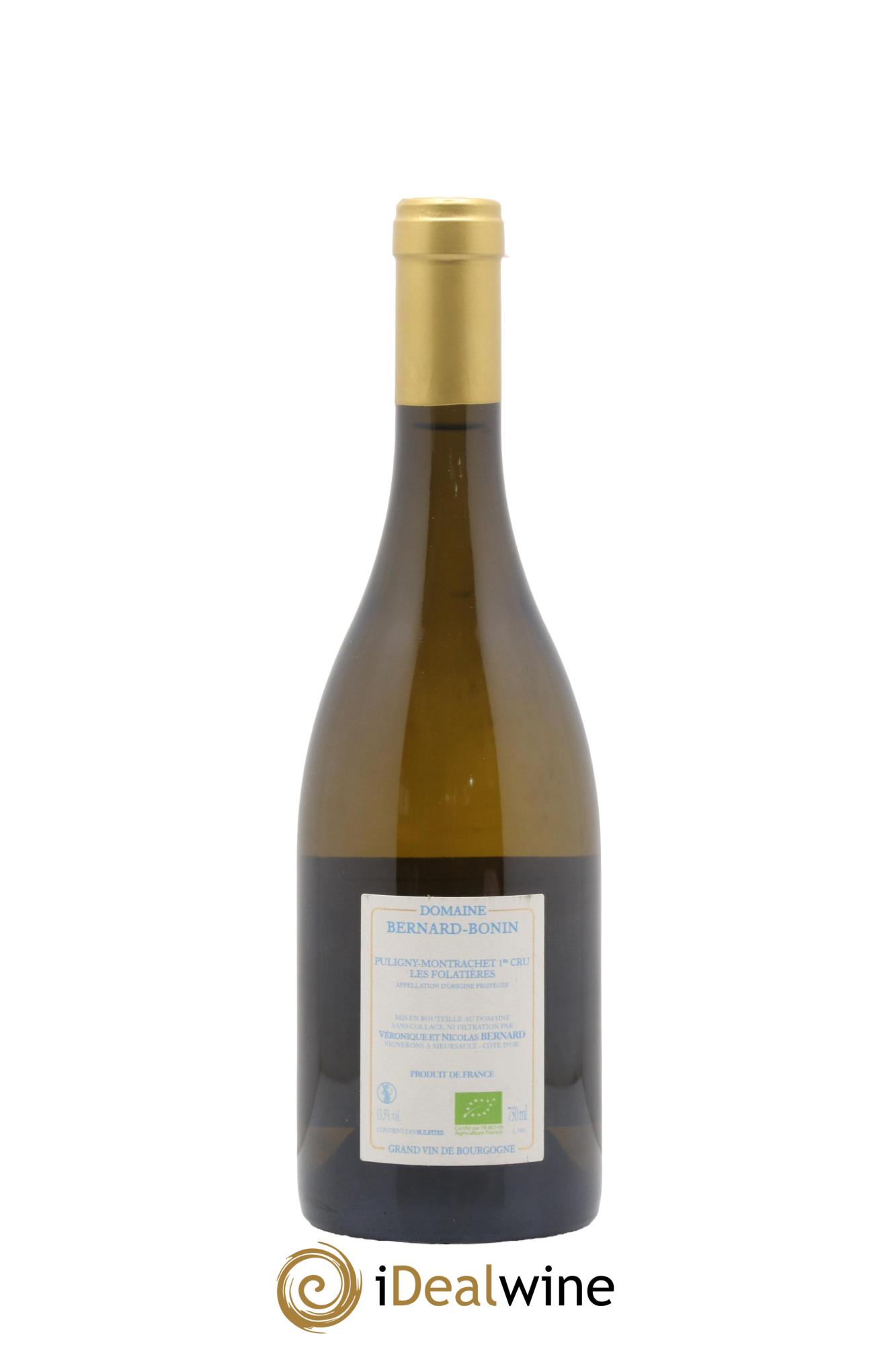 Puligny-Montrachet 1er Cru Les Folatières Bernard Bonin 2019 - Lotto di 1 bottiglia - 1