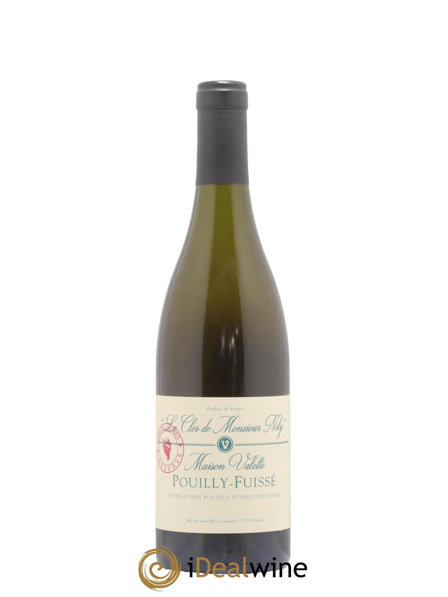 Pouilly-Fuissé Clos de Monsieur Noly Vieilles Vignes Valette (Domaine) - Lot de 1 bouteille - 0