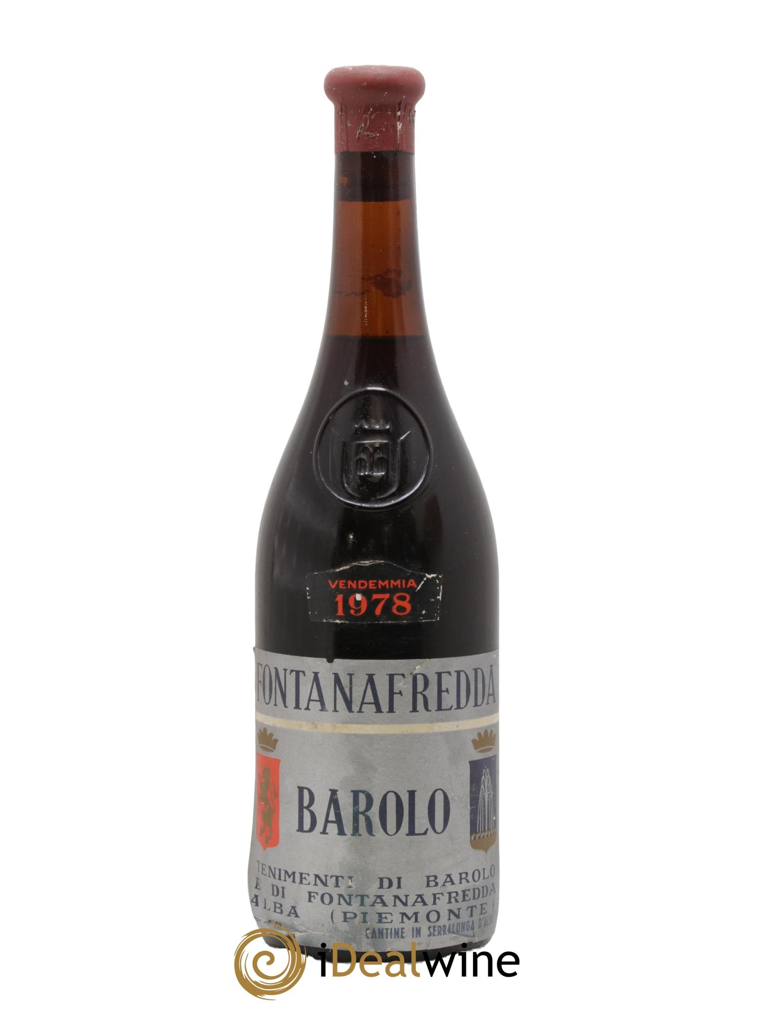Barolo DOCG Fontanafredda 1978 - Lot of 1 bottle - 0