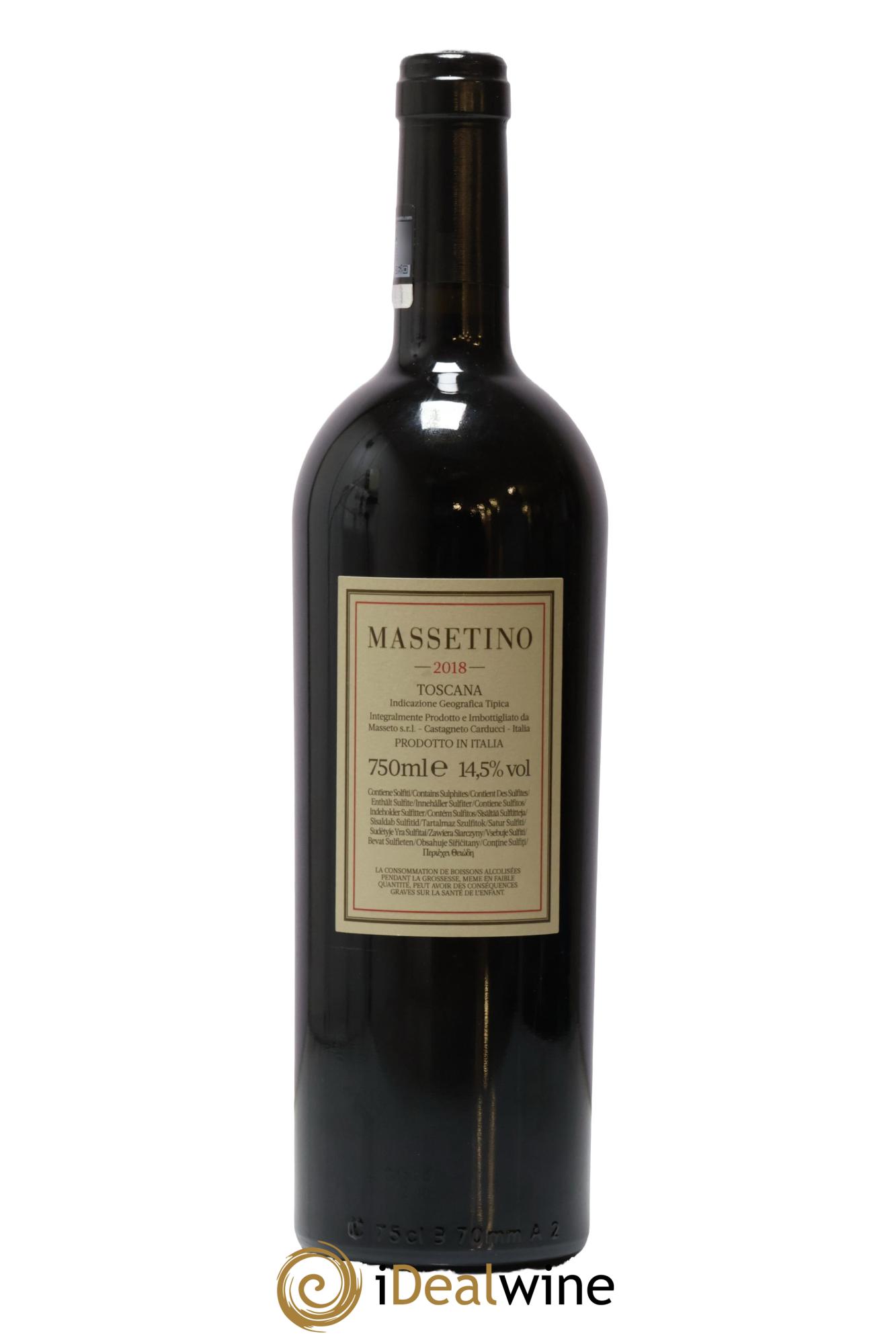 Toscana IGT Tenuta Dell'Ornellaia Massetino Frescobaldi 2018 - Lot of 1 bottle - 1