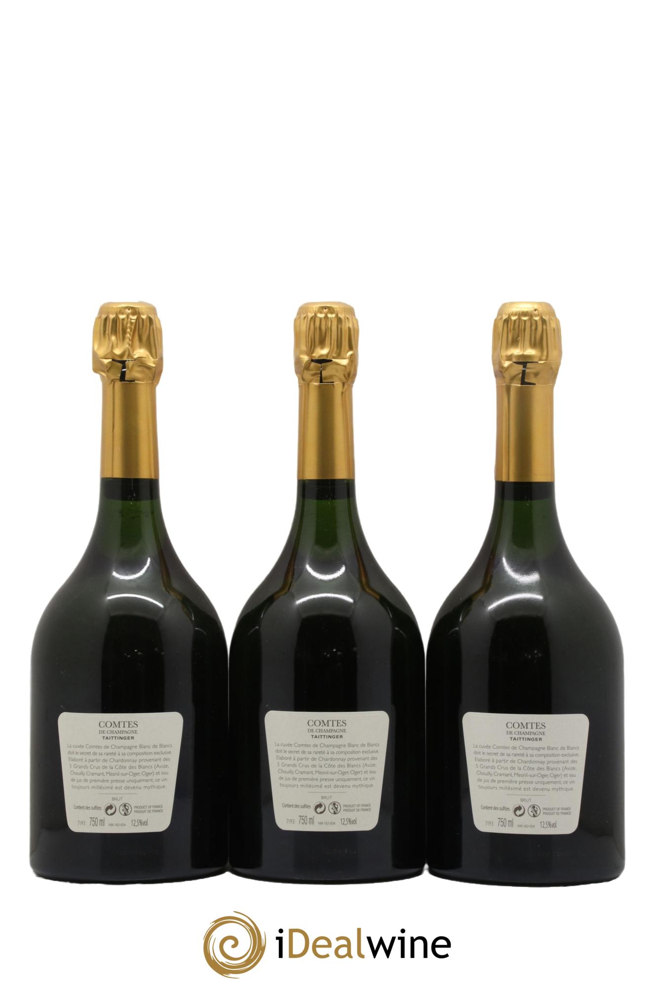 Comtes de Champagne Taittinger 2008 - Lot de 3 bouteilles - 1