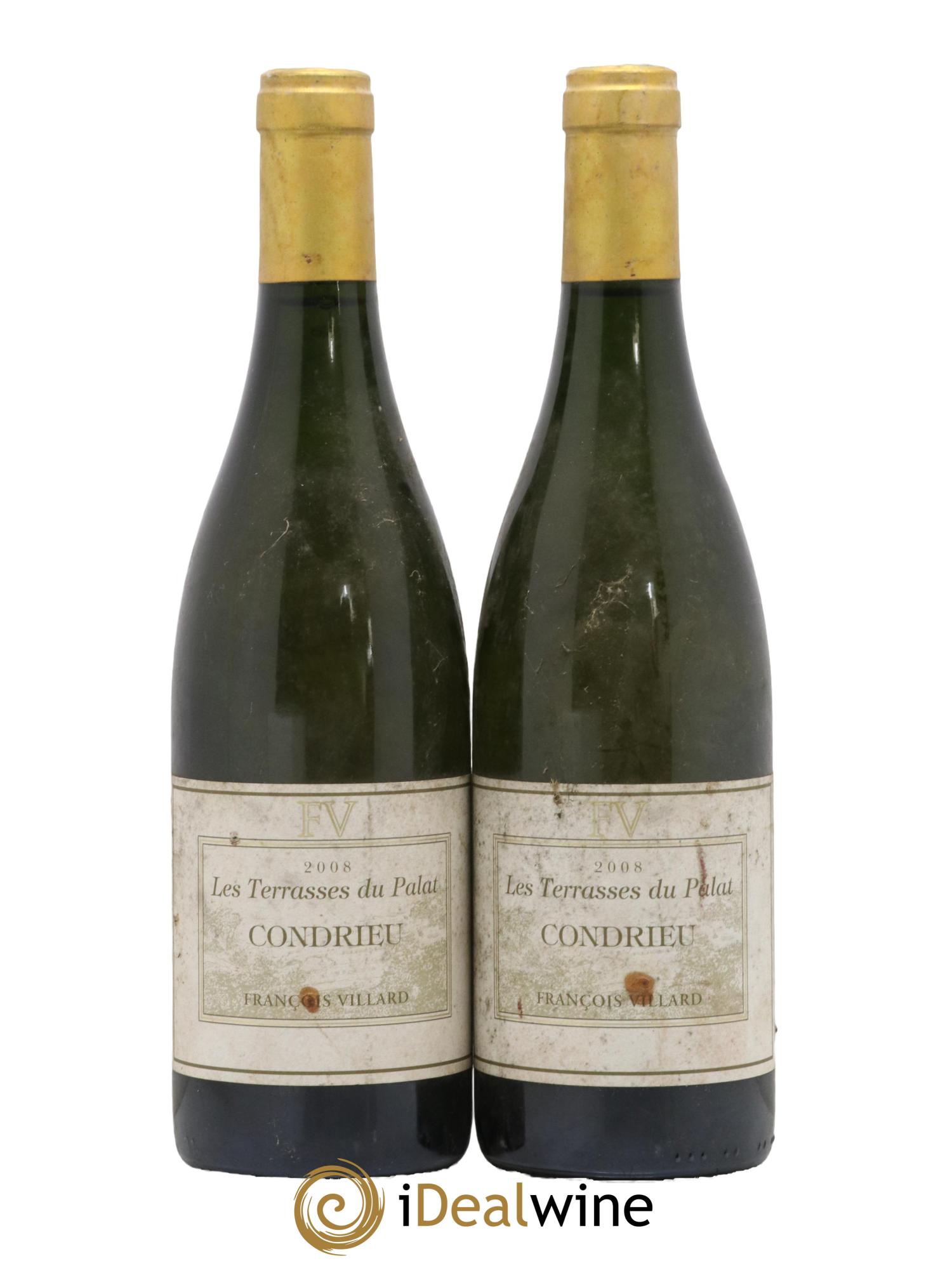 Condrieu Les Terrasses du Palat François Villard 2008 - Lot de 2 bouteilles - 0