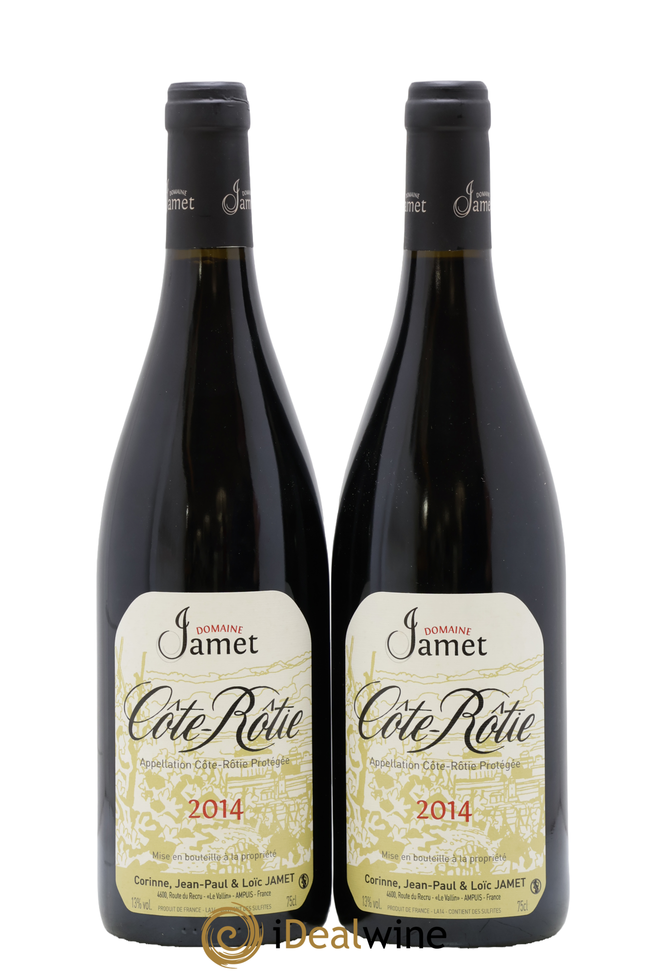 Côte-Rôtie Jamet (Domaine) 2014 - Posten von 2 Flaschen - 0