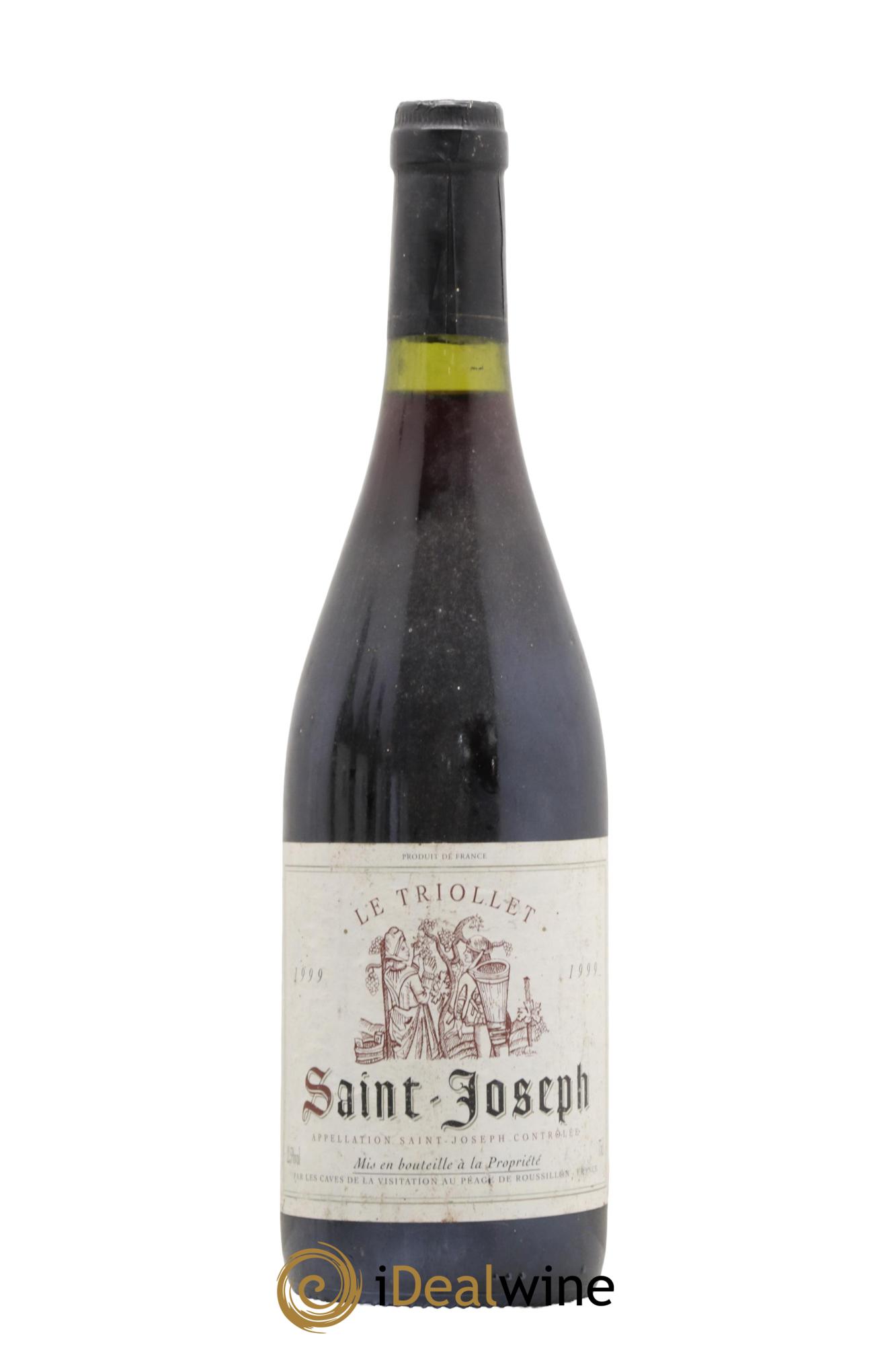 Saint-Joseph Le Triollet Caves de la Visitation au péage de Roussillon 1999 - Lot of 1 bottle - 0