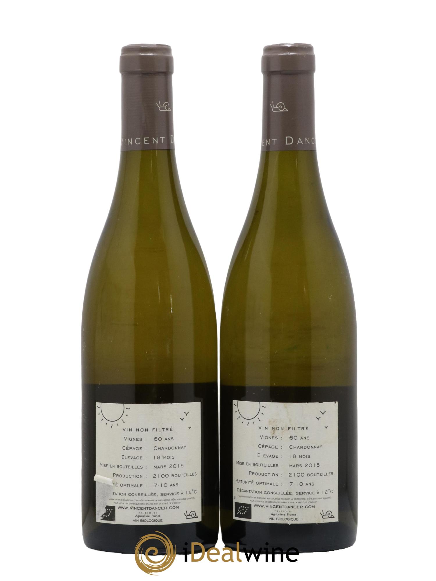 Chassagne-Montrachet 1er Cru (Morgeot) Tête du Clos Vincent Dancer 2013 - Lot de 2 bouteilles - 1