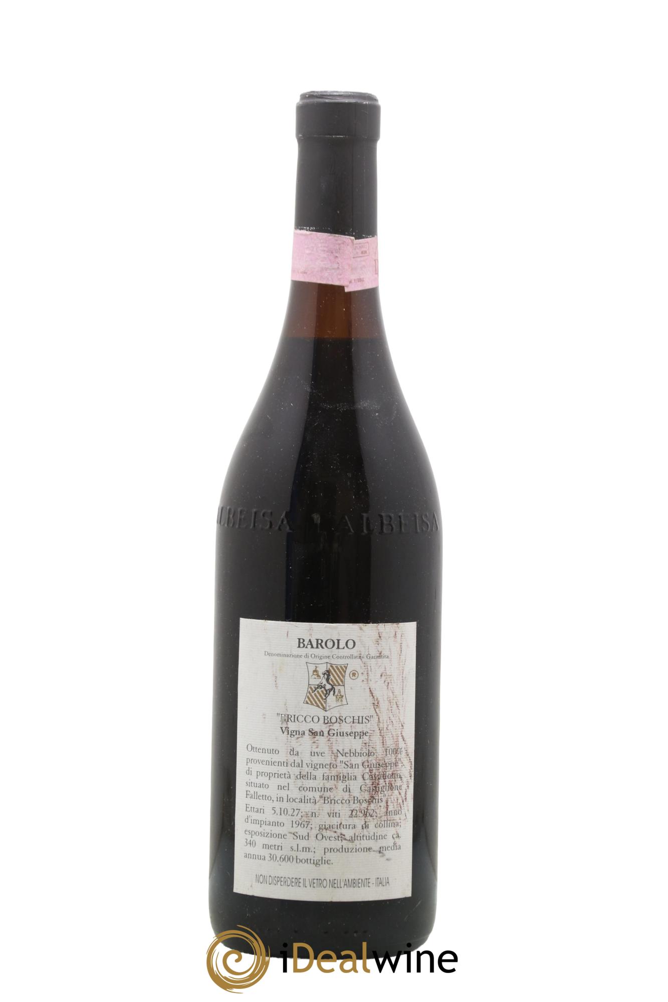 Barolo DOCG Cavallotto Riserva Vigna San Giuseppe Cavallotto Bricco Boschis 1993 - Lot of 1 bottle - 1