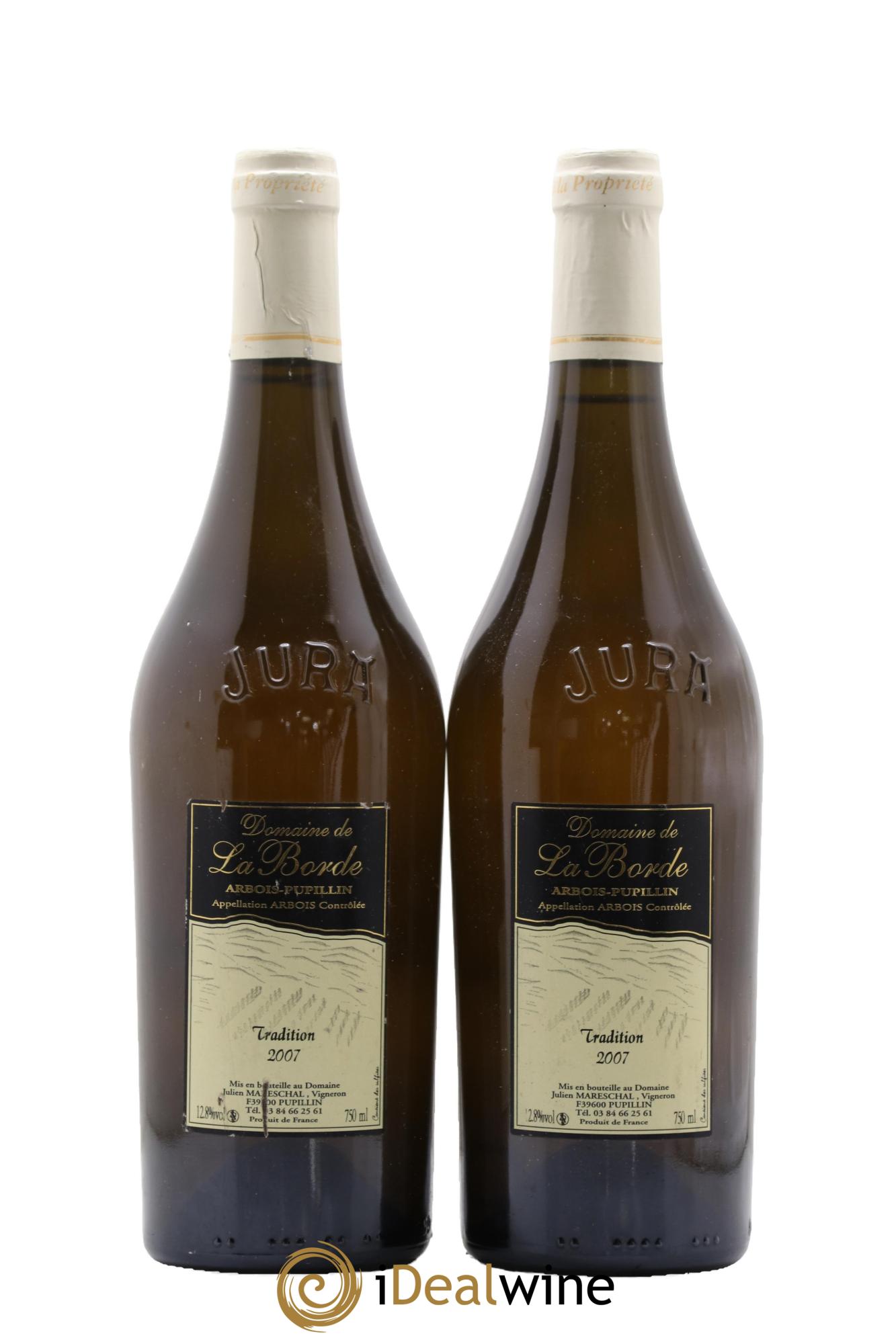 Arbois Tradition La Borde 2007 - Lot de 2 bouteilles - 0