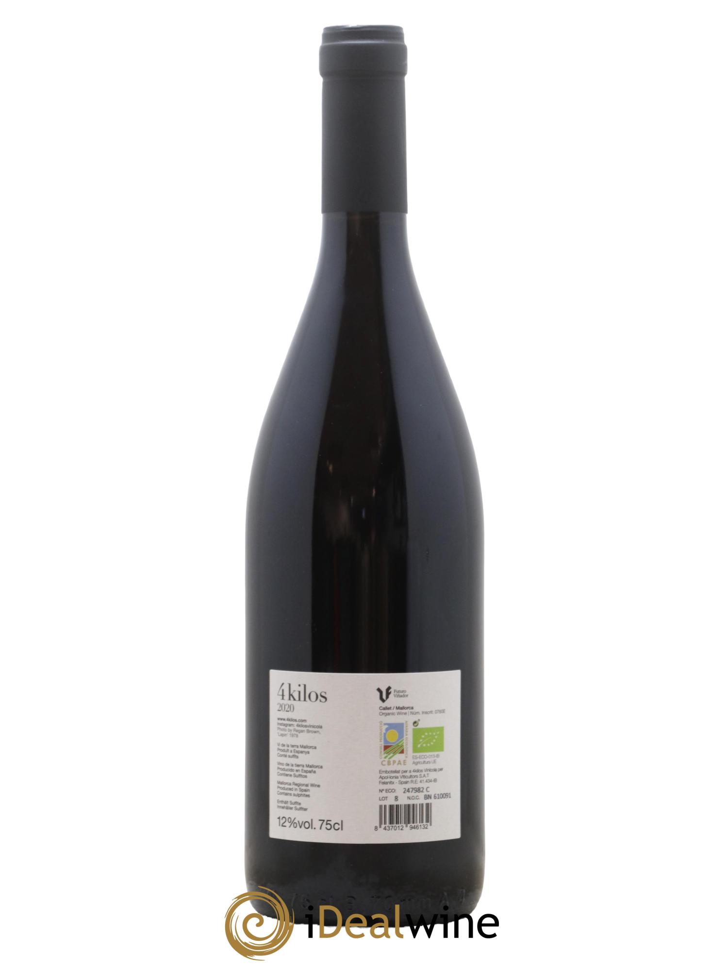 Vino de la Tierra de Mallorca 4 Kilos Vinícola 2020 - Lot of 1 bottle - 1