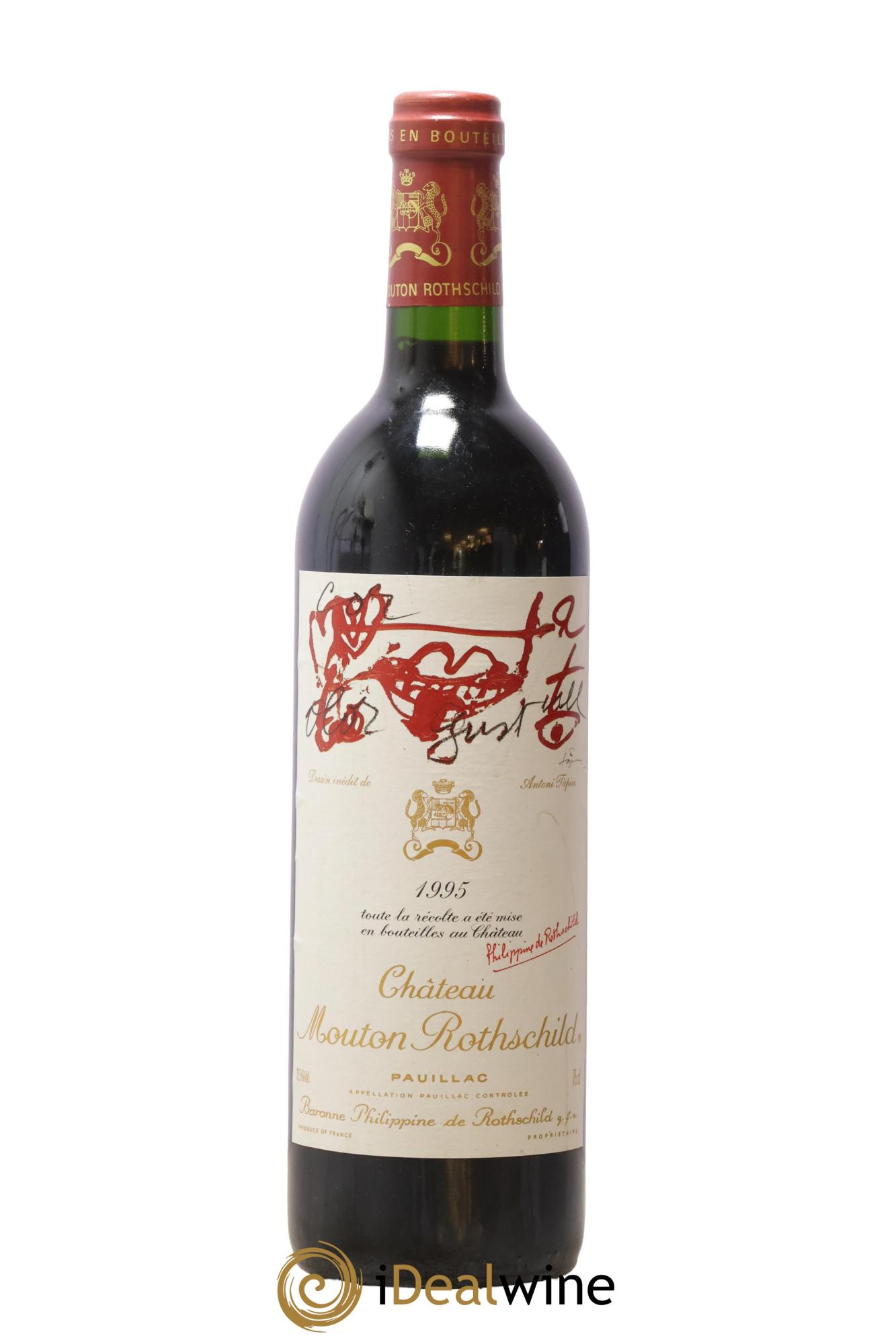 Château Mouton Rothschild 1er Grand Cru Classé 1995 - Lot of 1 bottle - 0