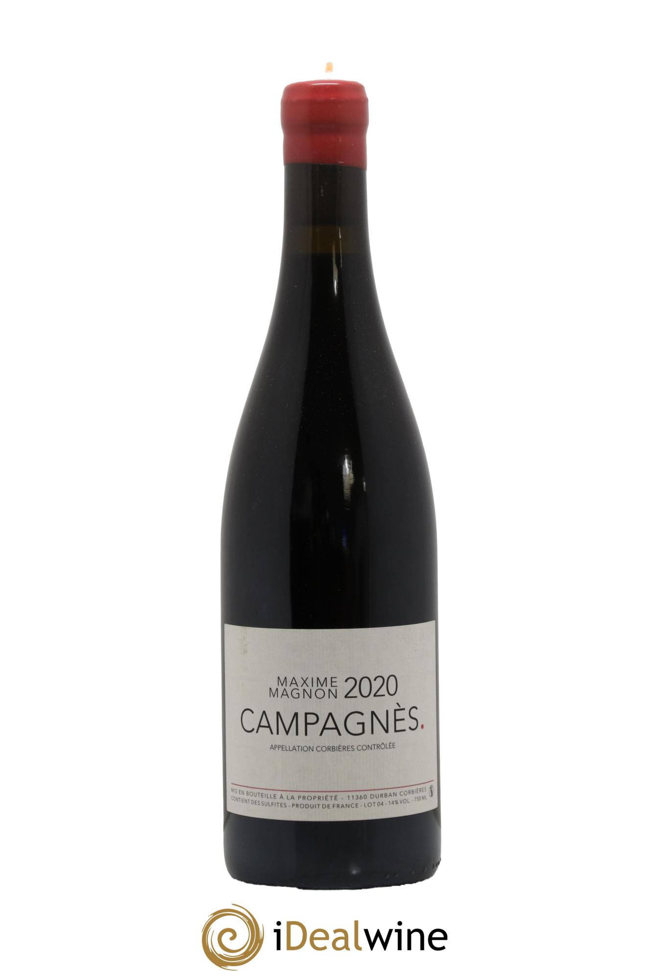 Corbières Campagnès Maxime Magnon 2020 - Lotto di 1 bottiglia - 0