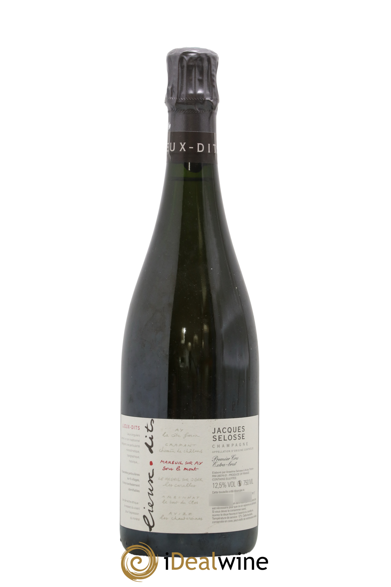 Mareuil sur Ay Sous le Mont Extra-Brut Jacques Selosse - Lot de 1 bouteille - 0