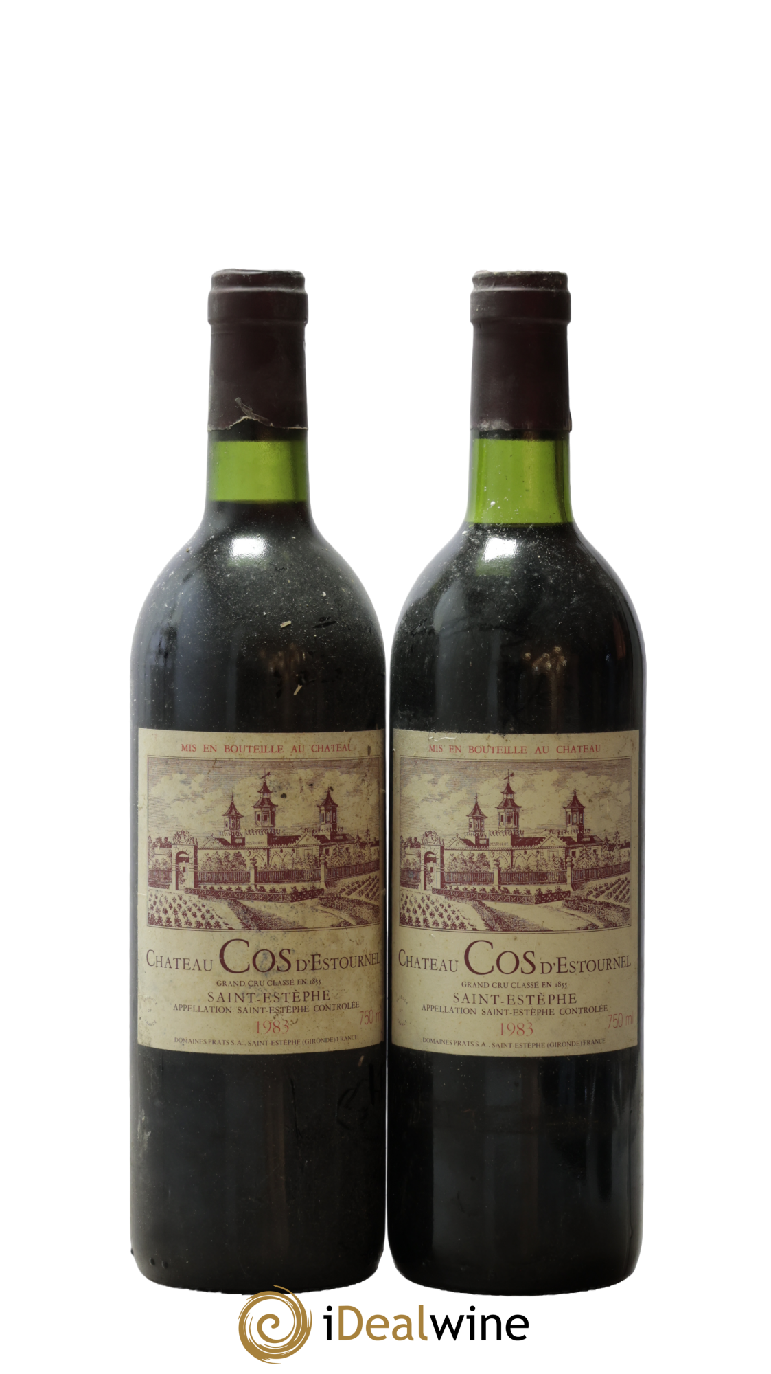 Cos d'Estournel 2ème Grand Cru Classé 1983 - Lotto di 2 bottiglie - 0