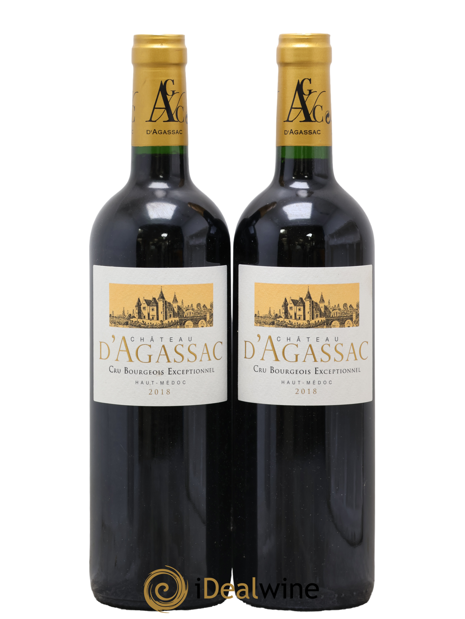 Château d' Agassac Cru Bourgeois 2018 - Lot of 2 bottles - 0