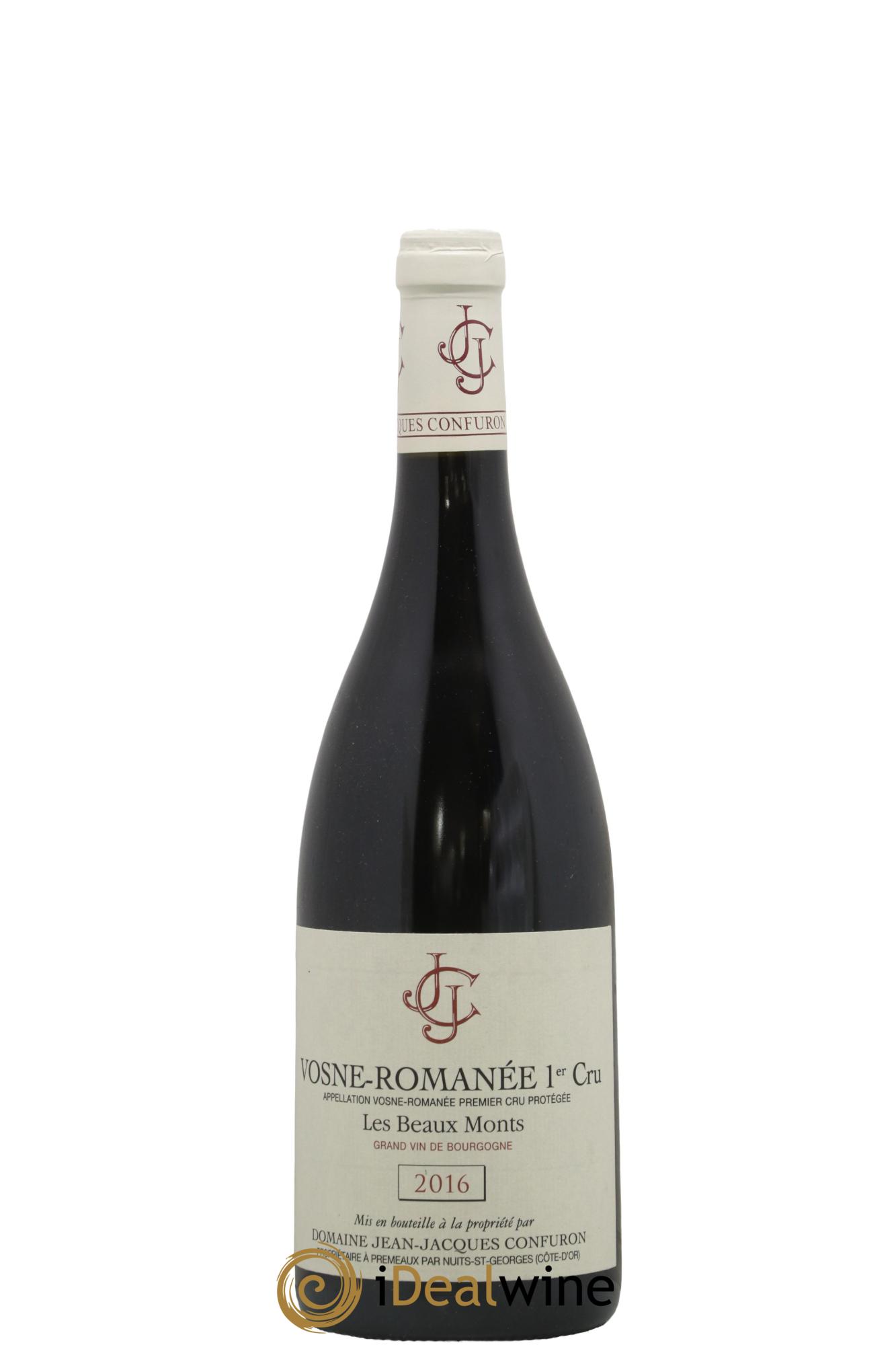 Vosne-Romanée 1er Cru Les Beaux Monts Jean-Jacques Confuron 2016 - Lot de 1 bouteille - 0