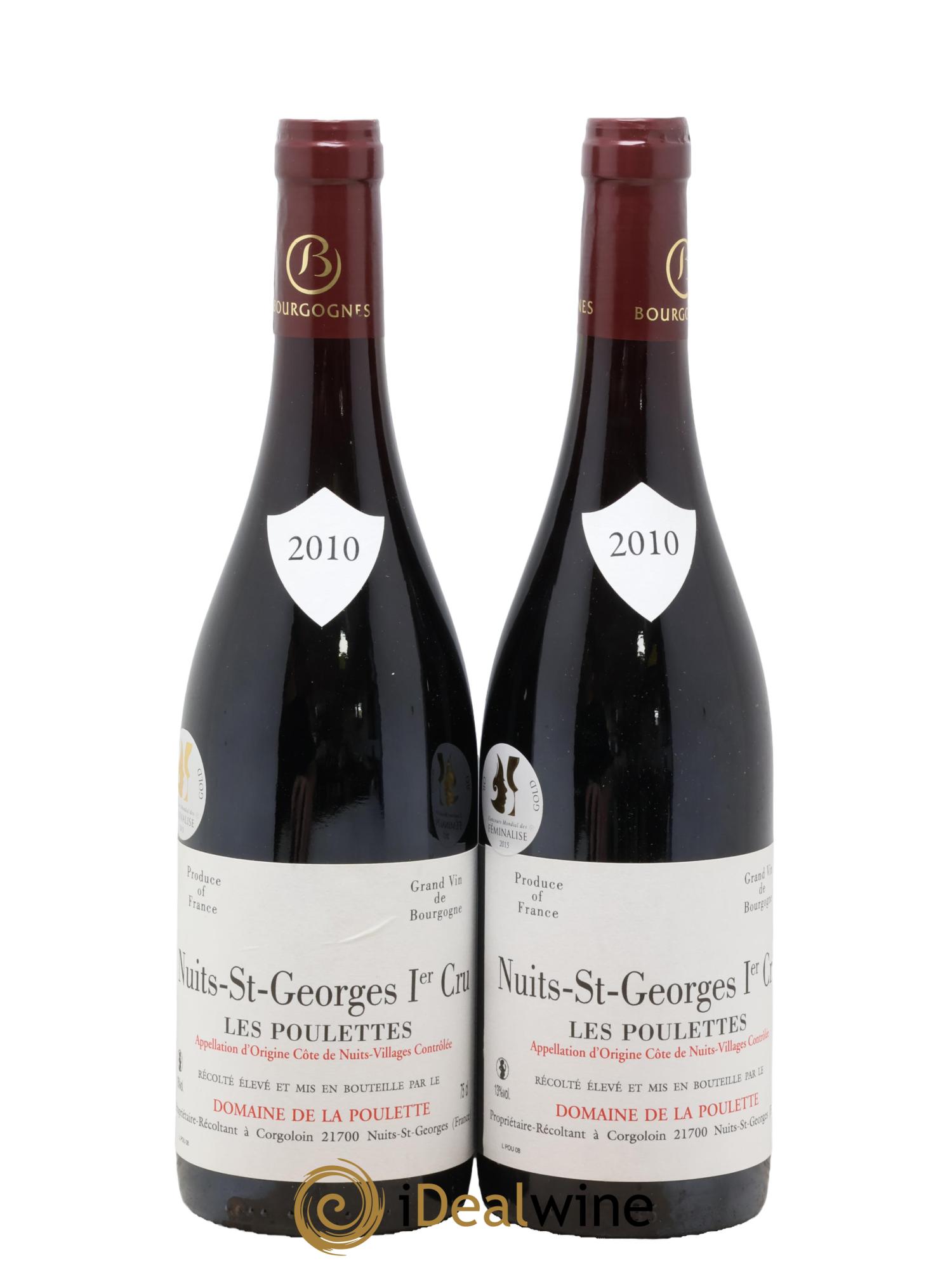 Acheter vin Nuits-Saint-Georges 1er Cru Les Poulettes Domaine de la ...