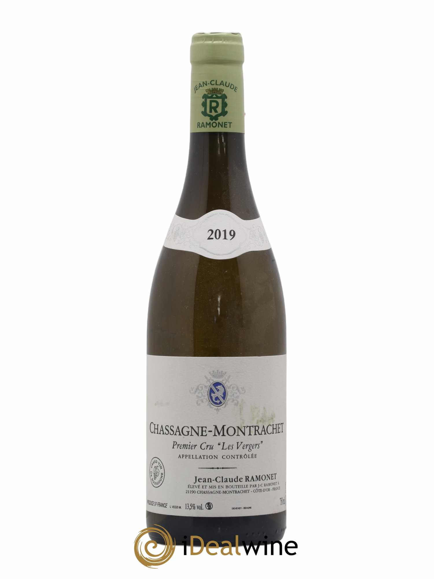 Chassagne-Montrachet 1er Cru Les Vergers Ramonet (Domaine) 2019 - Lot de 1 bouteille - 0