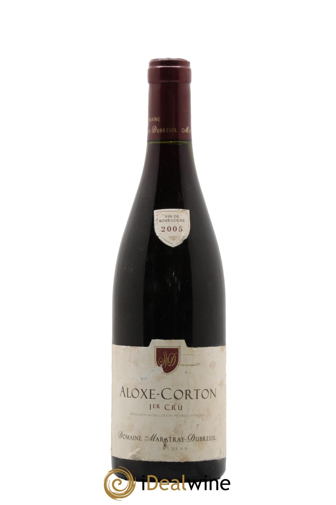 Aloxe-Corton 1er Cru Domaine Maratray-Dubreuil 2005 - Lot de 1 bouteille - 0