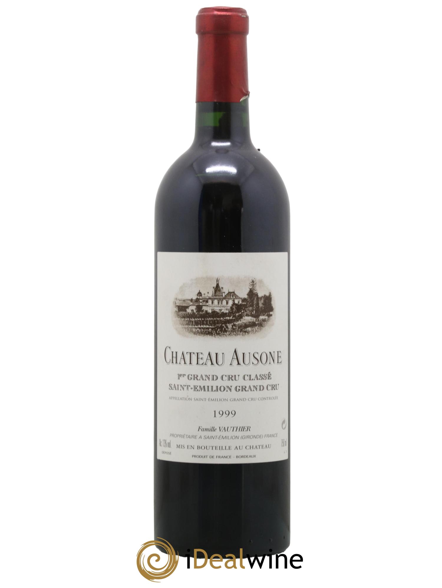 Château Ausone 1er Grand Cru Classé A 1999 - Lot de 1 bouteille - 0