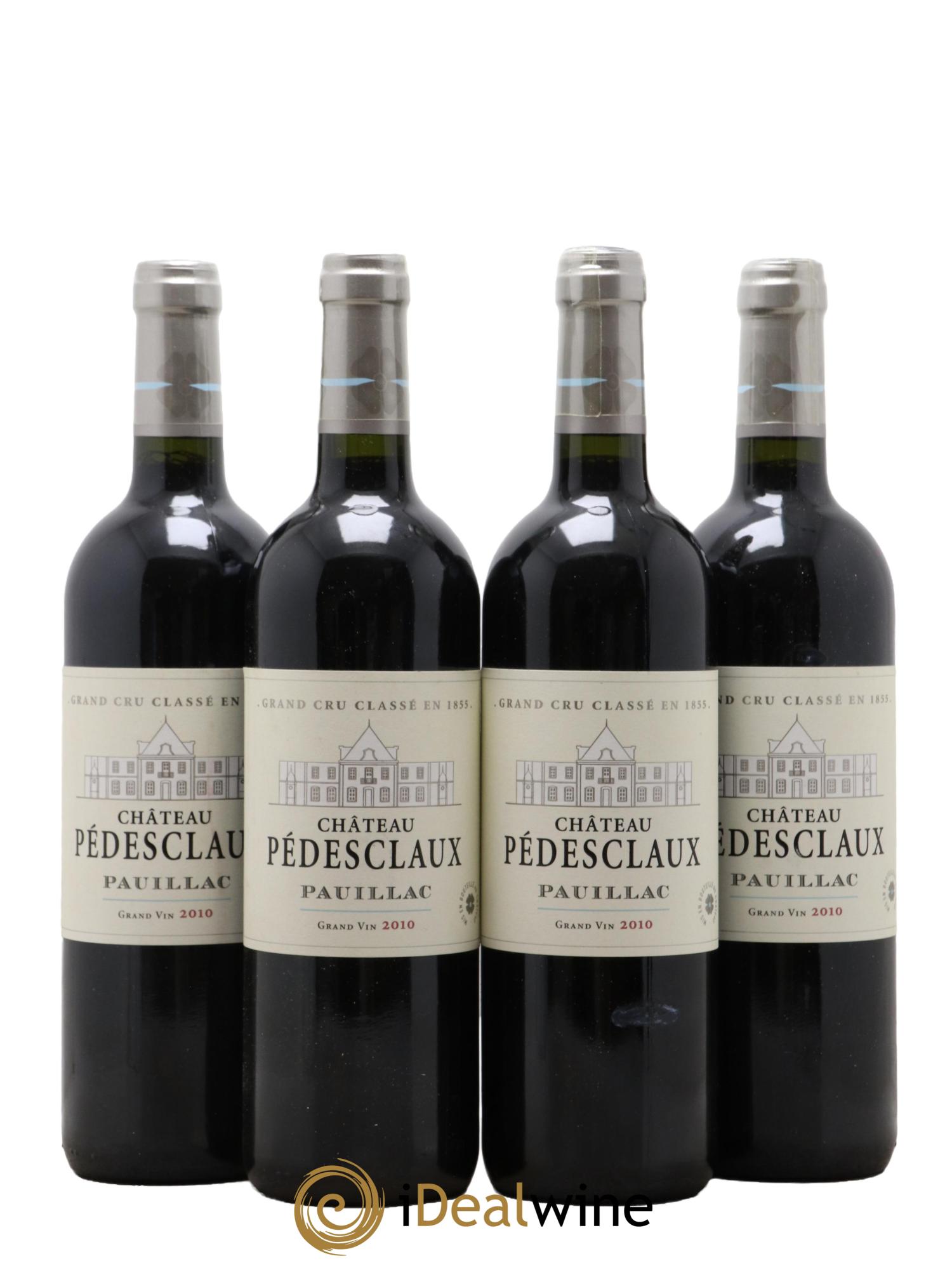 Château Pedesclaux 5ème Grand Cru Classé 2010 - Lot de 4 bouteilles - 0
