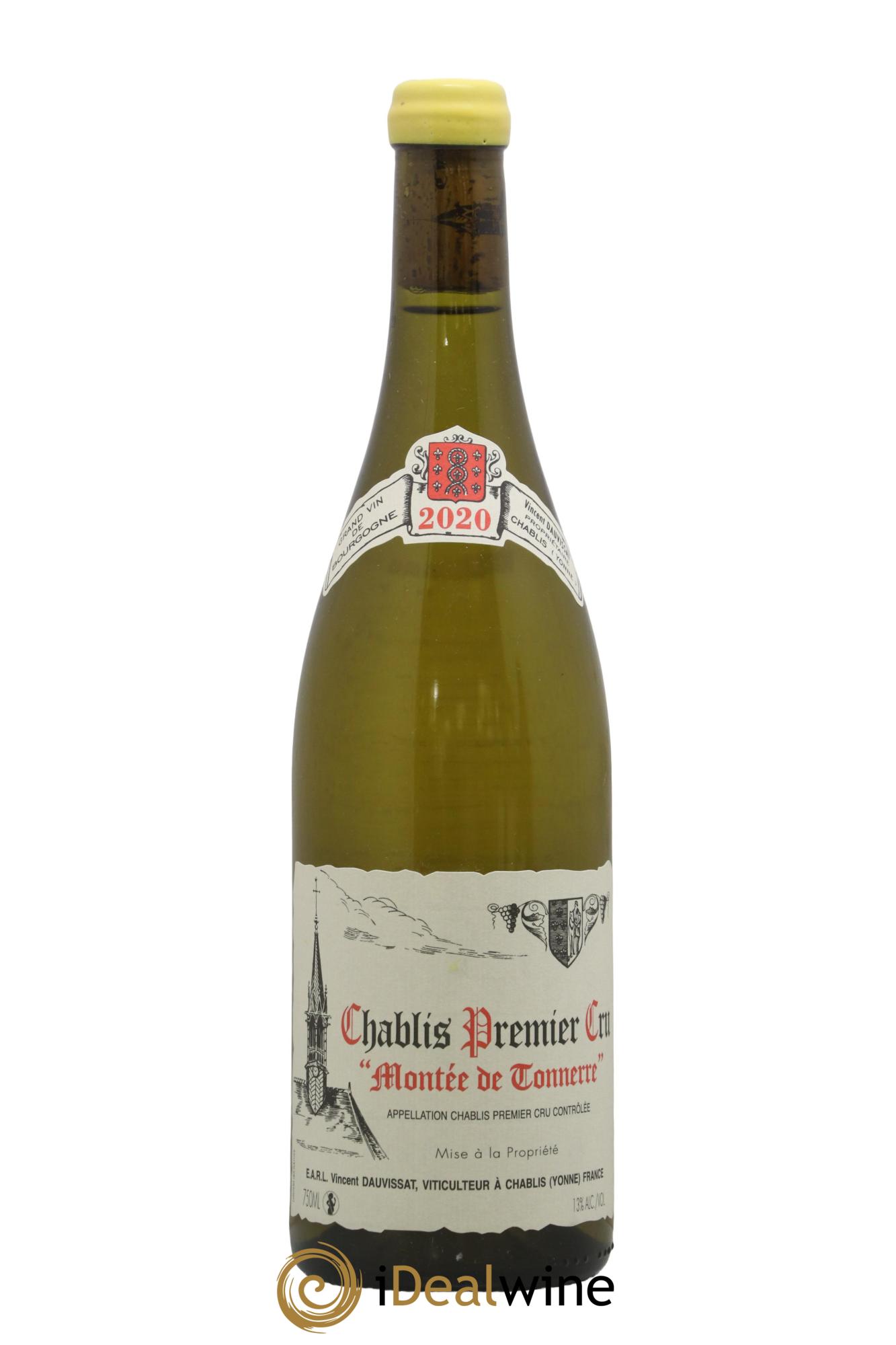 Chablis 1er Cru Montée de Tonnerre Vincent Dauvissat (Domaine) 2020 - Lot de 1 bouteille - 0