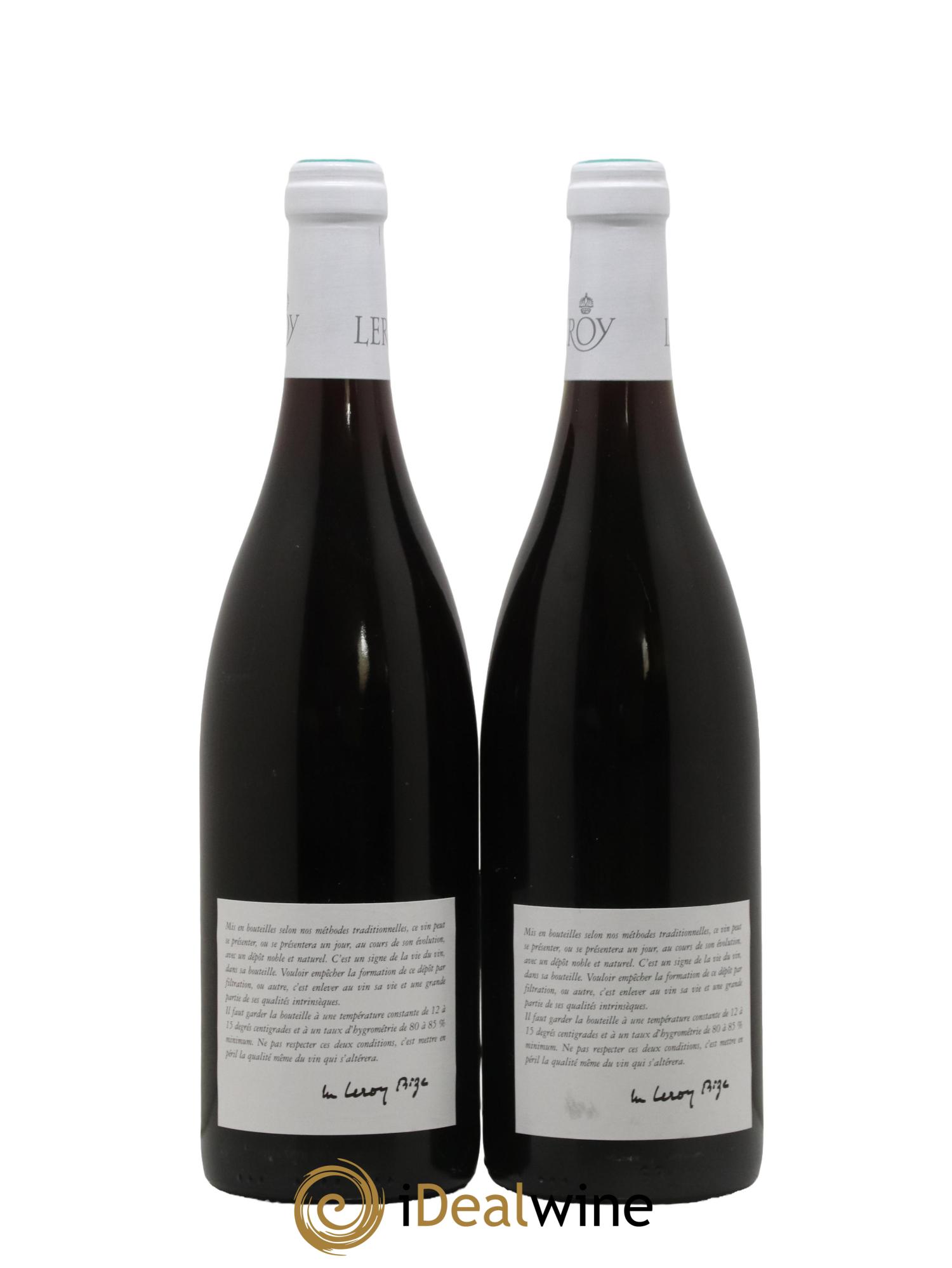 Savigny-lès-Beaune Les Ratausses Leroy SA 2003 - Posten von 2 Flaschen - 1