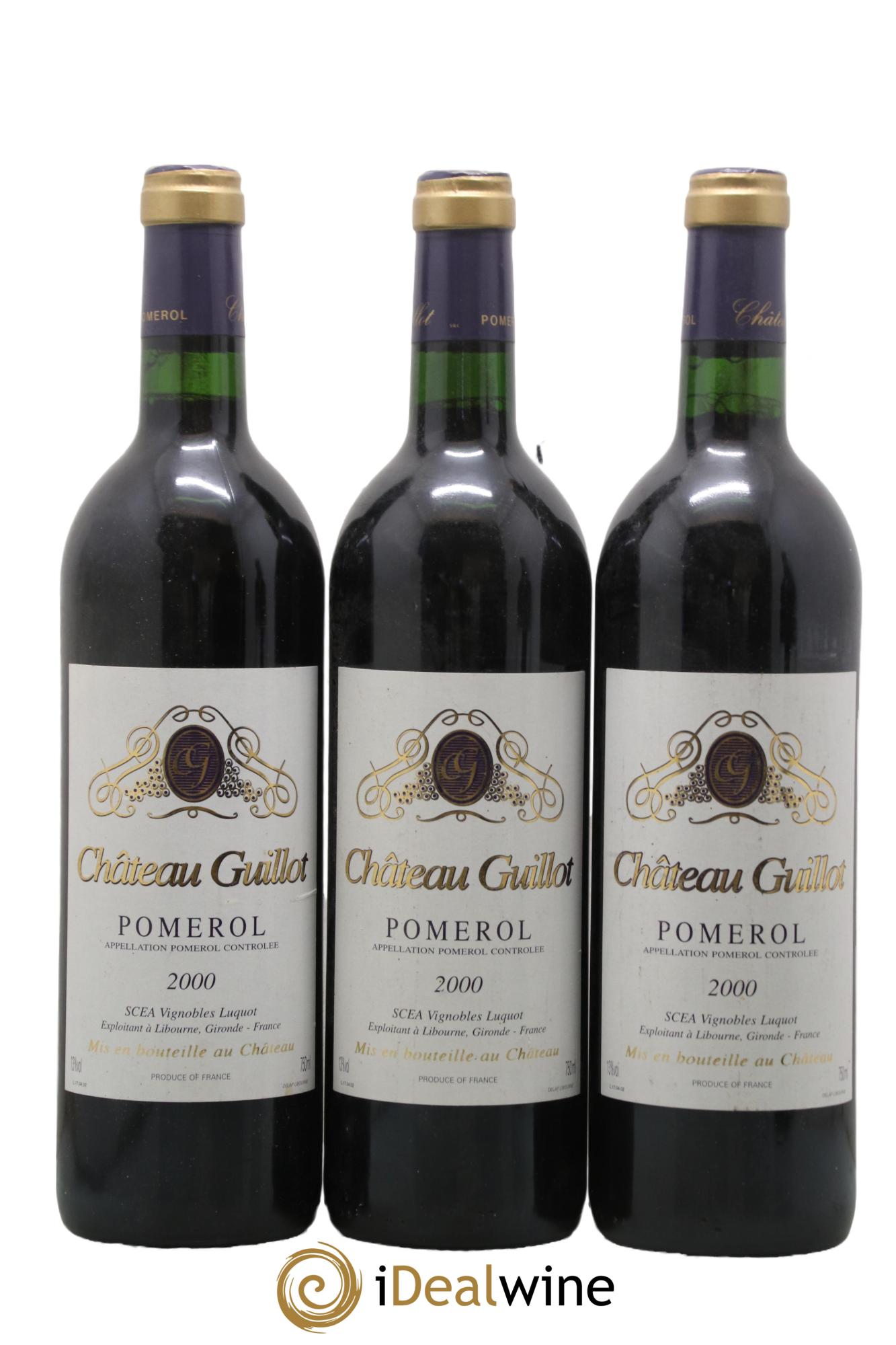 Château Guillot 2000 - Lot de 3 bouteilles - 0