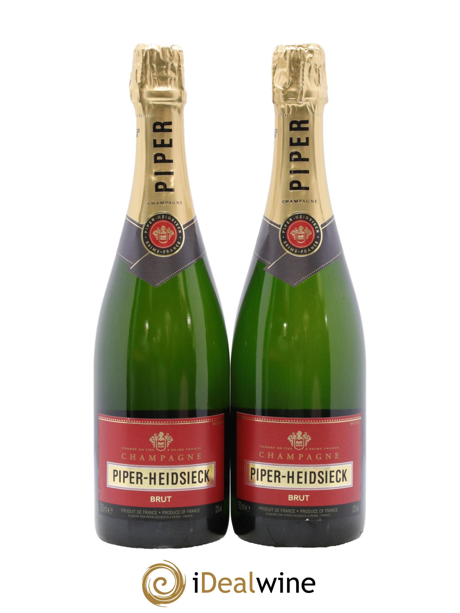 Brut Piper Heidsieck - Posten von 2 Flaschen - 0