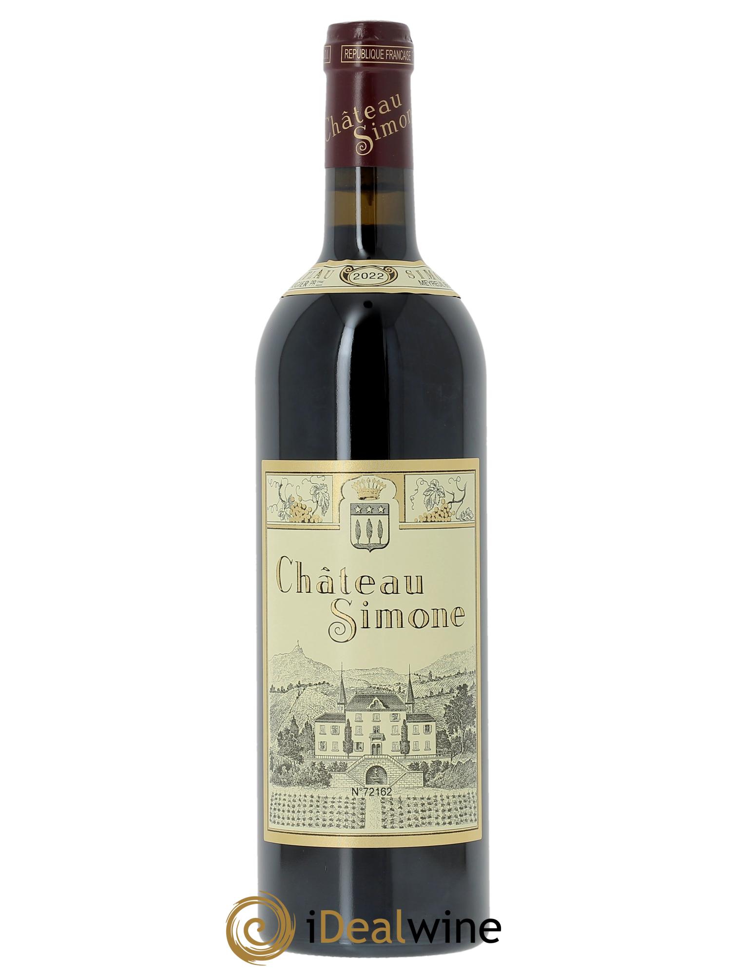 Palette Château Simone Famille Rougier  2022 - Lot de 1 bouteille - 0