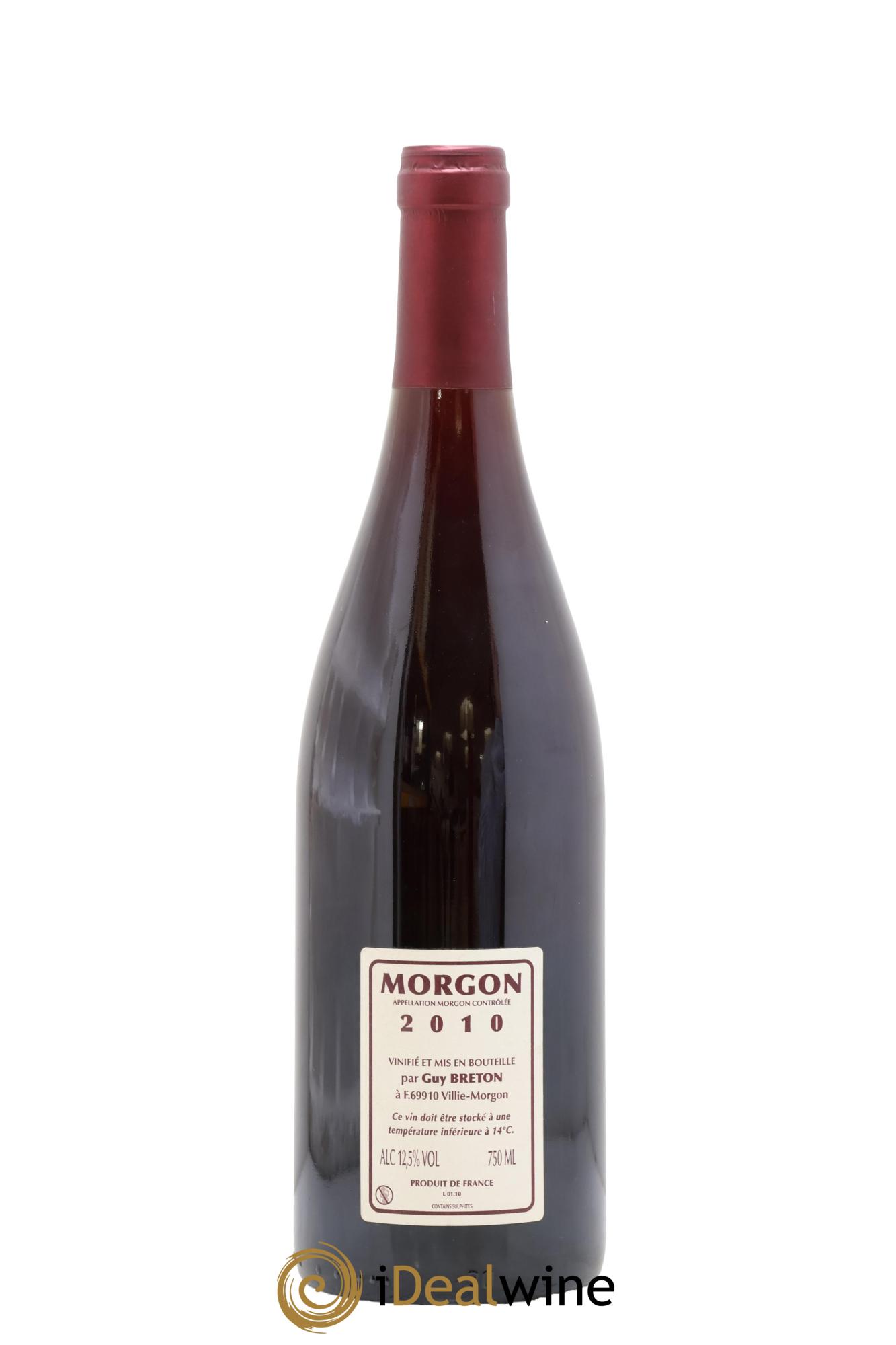 Morgon Ptit Max Guy Breton 2010 - Lot of 1 bottle - 1