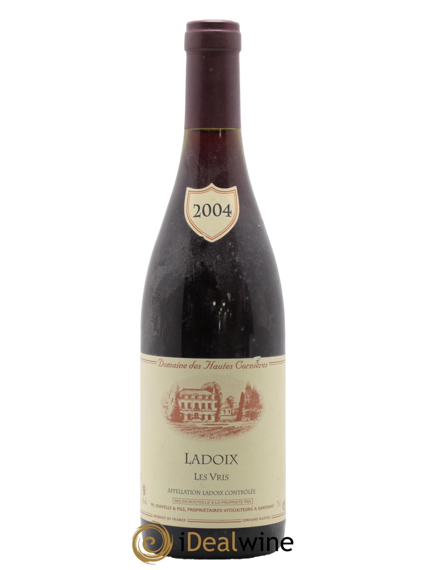 Ladoix Les Vris Philippe Chapelle 2004 - Posten von 1 Flasche - 0
