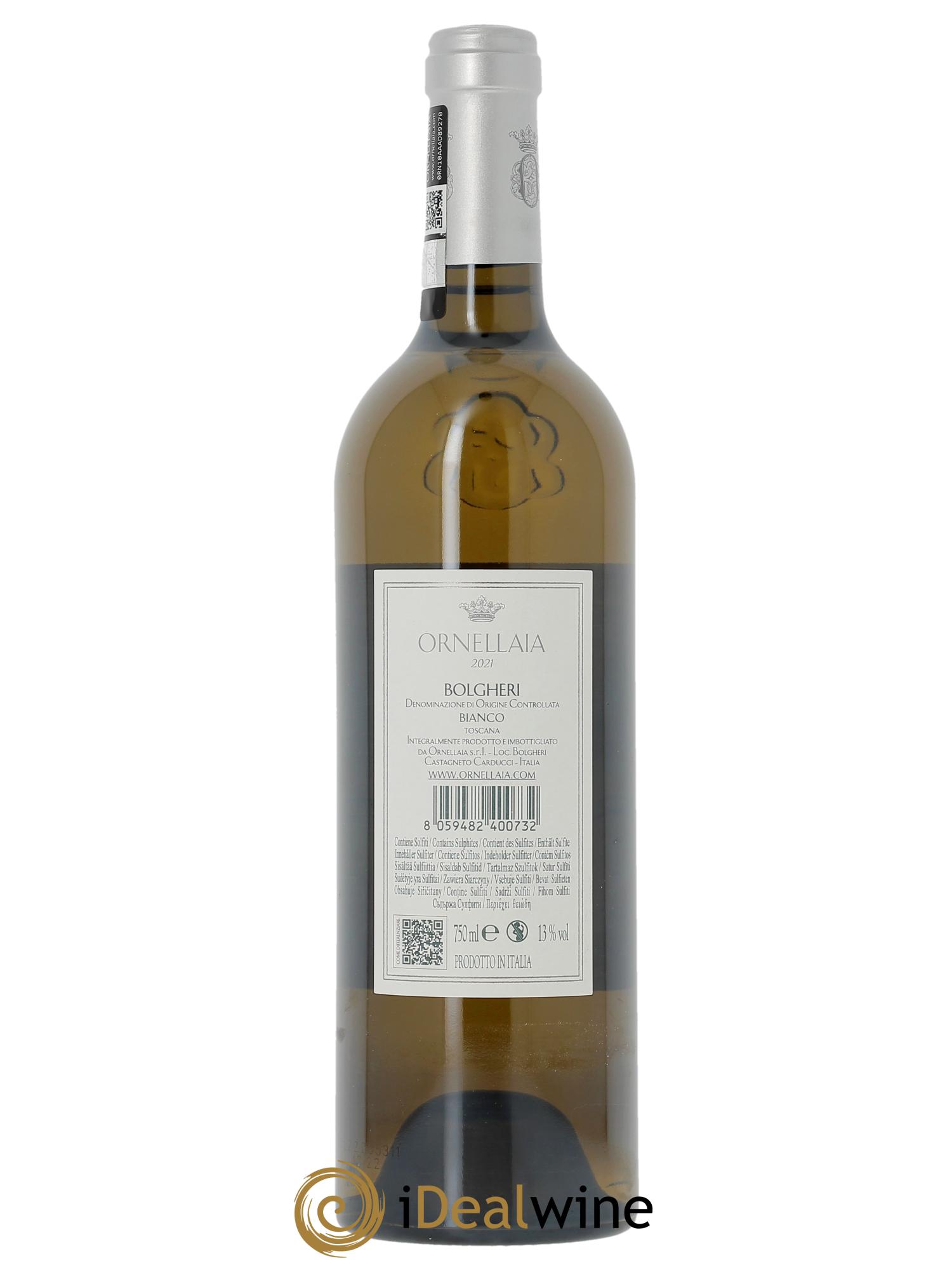 Toscana IGT Tenuta Dell'Ornellaia - Frescobaldi Ornellaia (Original-holzkiste ab 3 Fl.) 2021 - Posten von 1 Flasche - 1